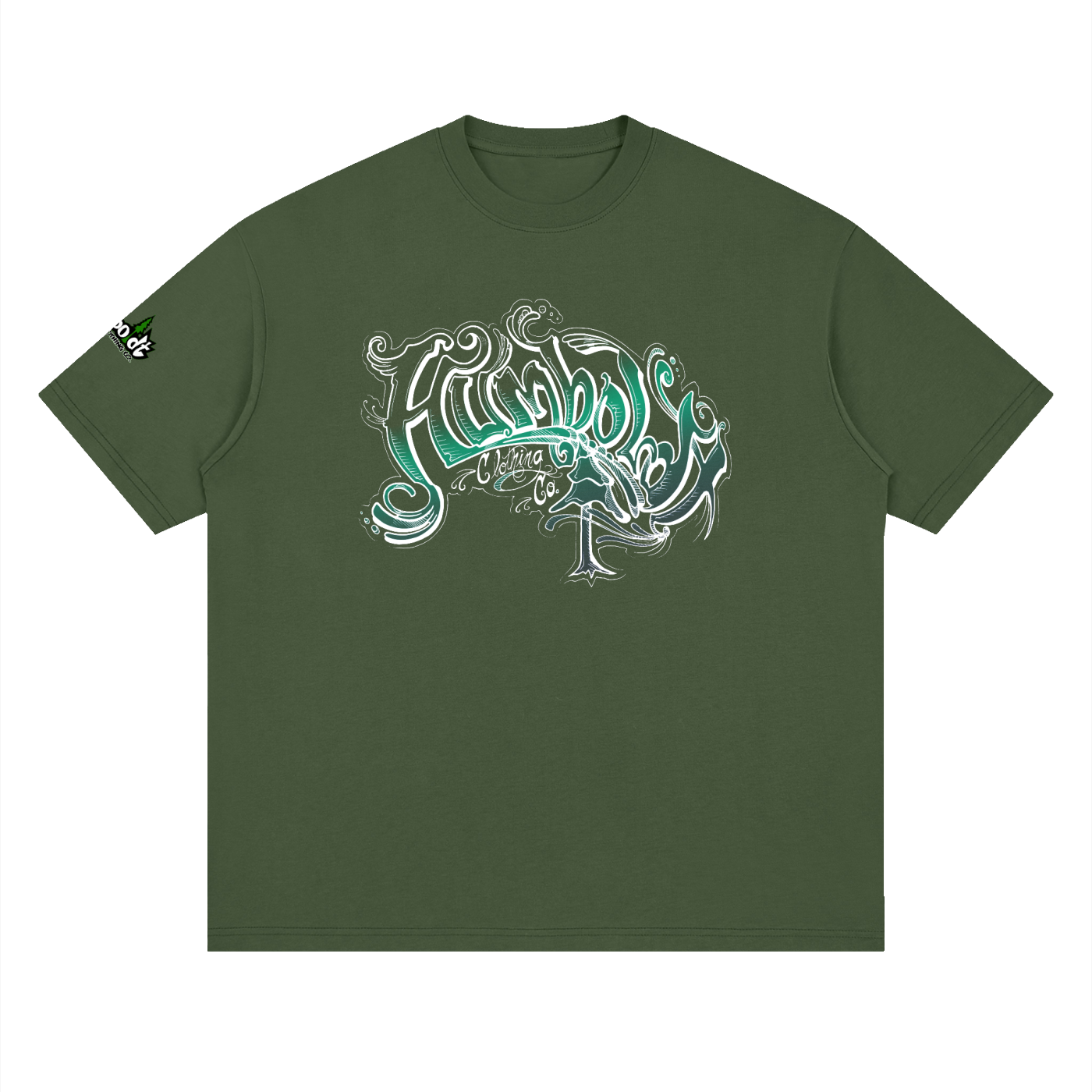Scrolly Streetwear Loose Drop Shoulder TShirt - CUSTOM ORDER