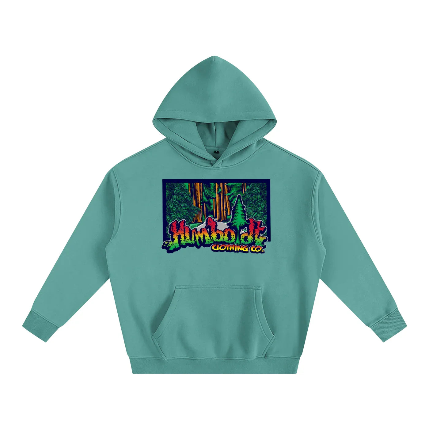 Rasta Forest Oversized Fleeced Pullover Hoodie - CUSTOM ORDER