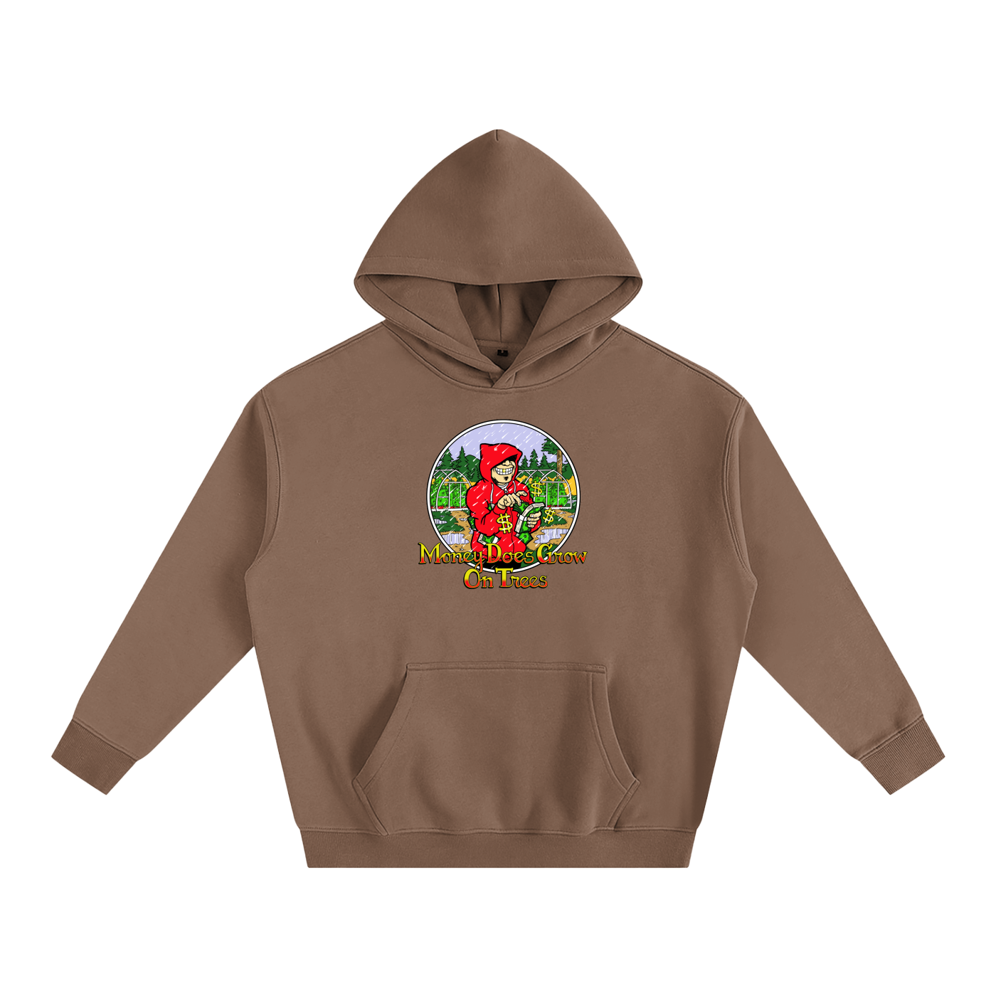 Money Trees Oversize Fleeced Hoodie-CUSTOM ORDER