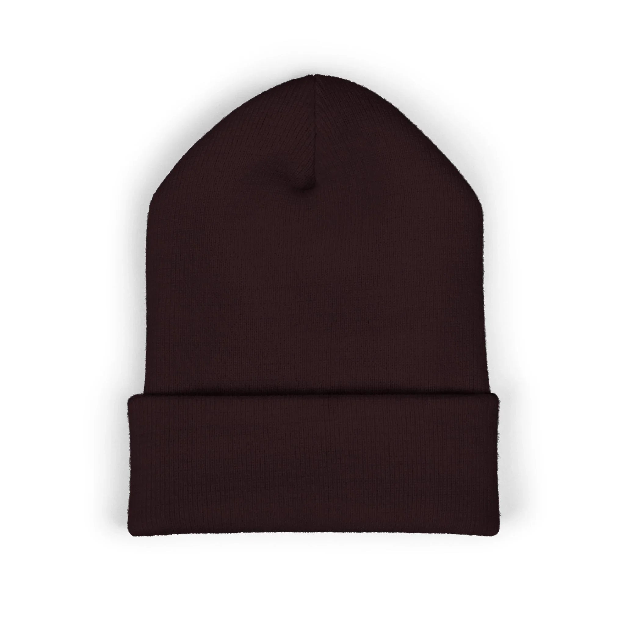 Treelogo Outline Embroidered Foldup Beanie-CUSTOM ORDER