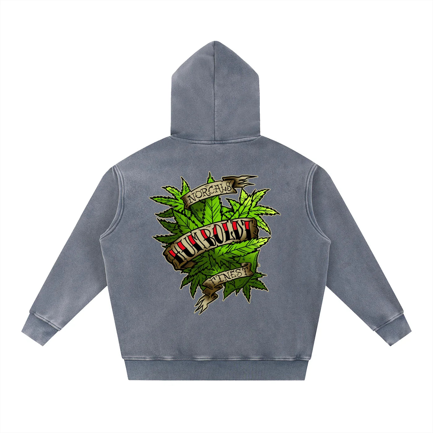 Norcals Finest Snow Wash Fleece Oversized Pullover Hoodie - CUSTOM ORDER