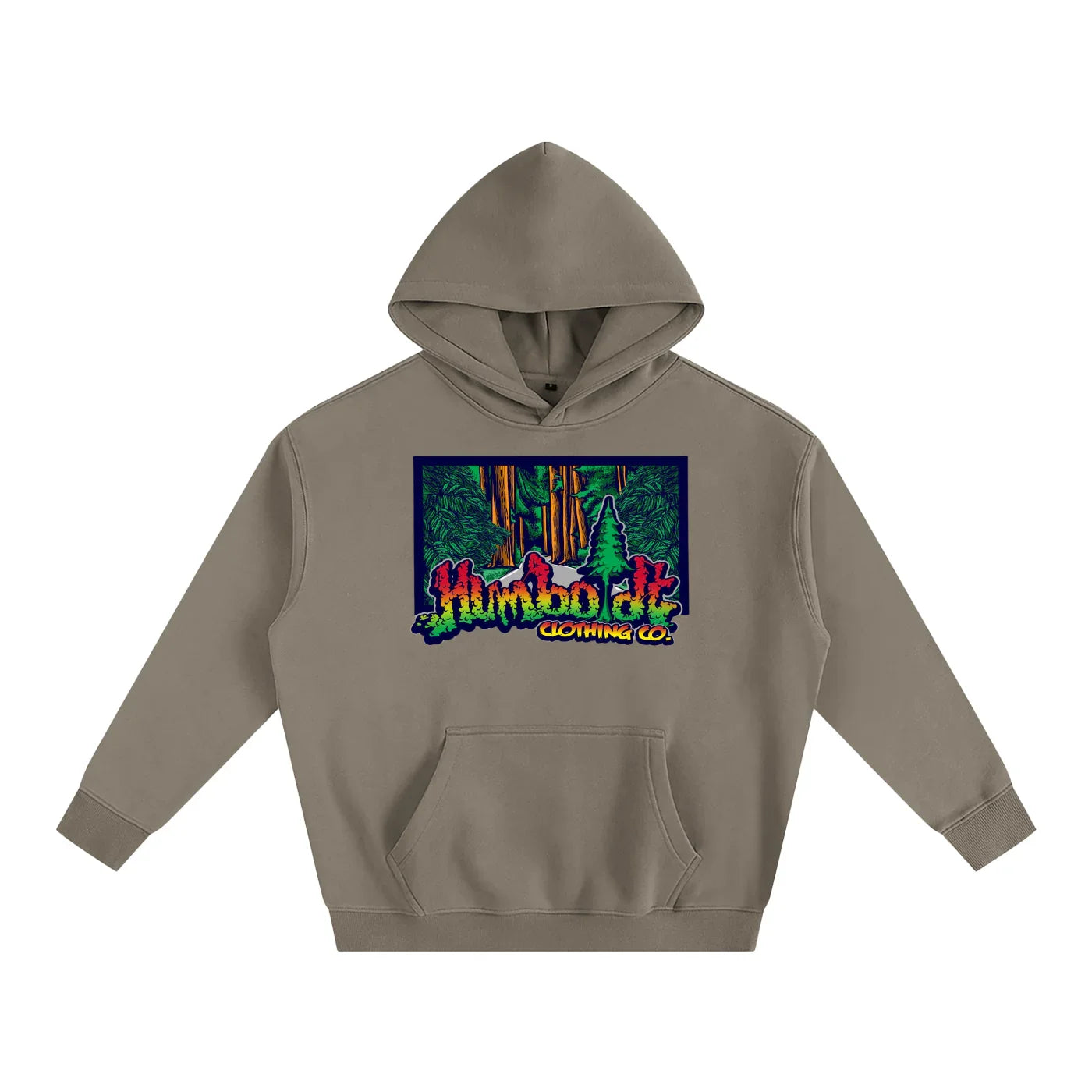 Rasta Forest Oversized Fleeced Pullover Hoodie - CUSTOM ORDER