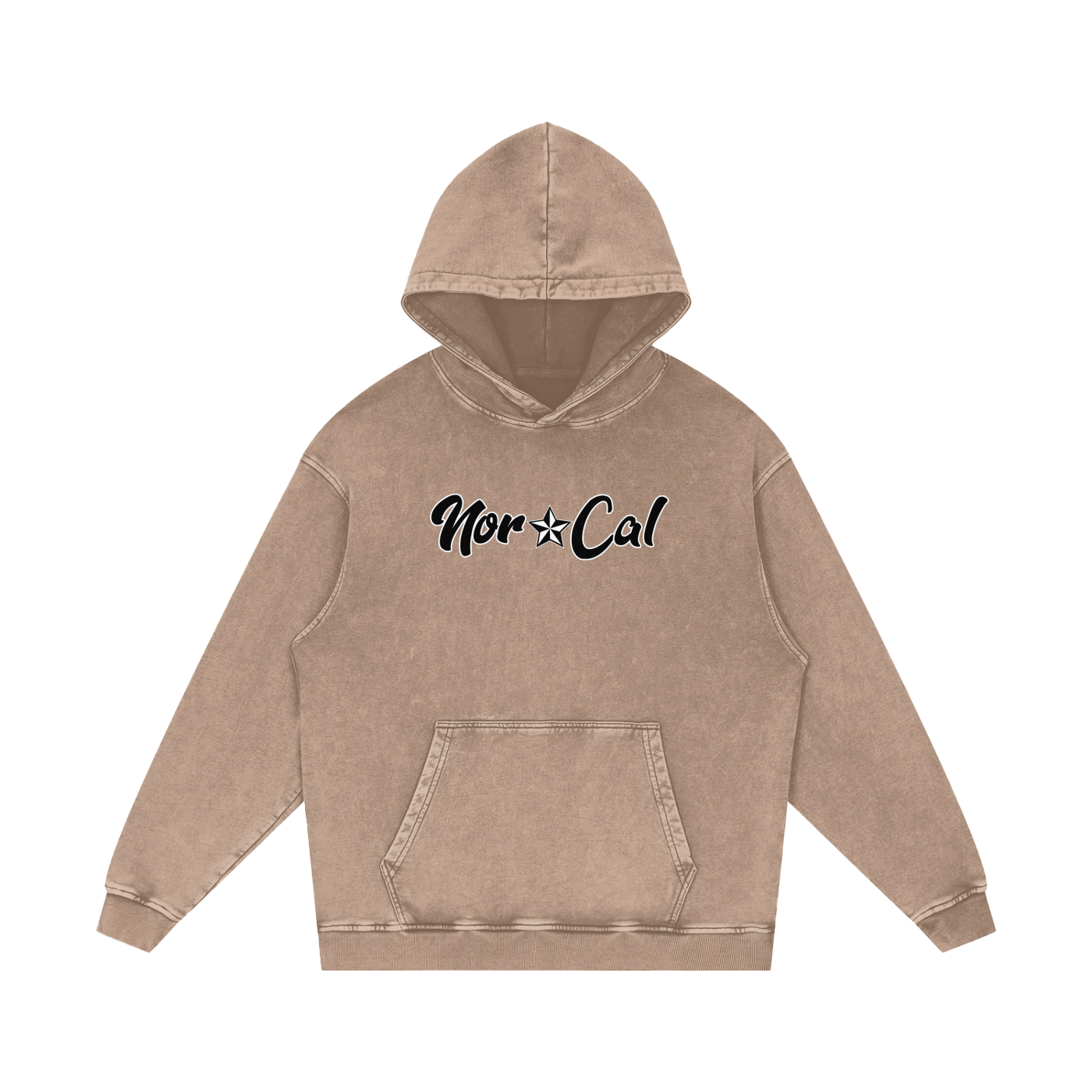 NorCal Acid Wash Pullover Hoodie