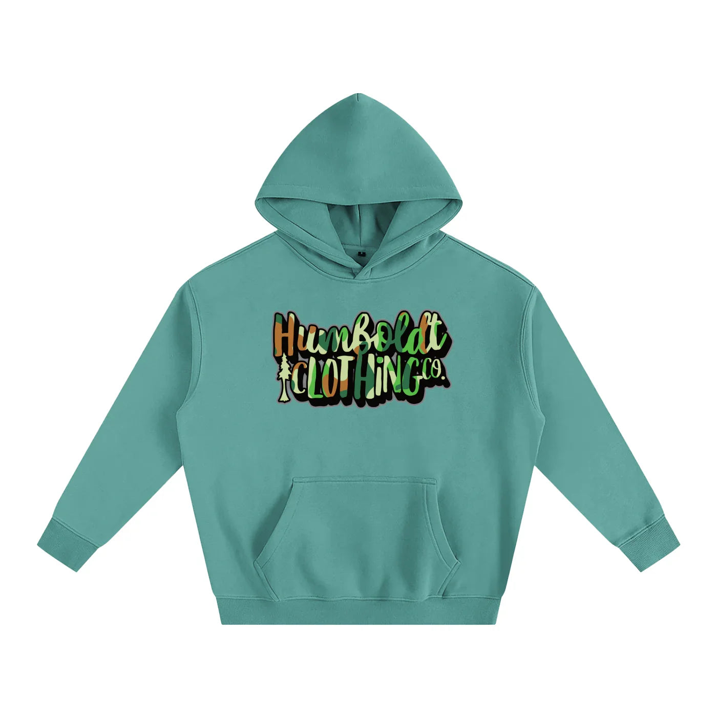 Chromatic Camo Oversize Fleeced Pullover Hoodie - CUSTOM ORDER