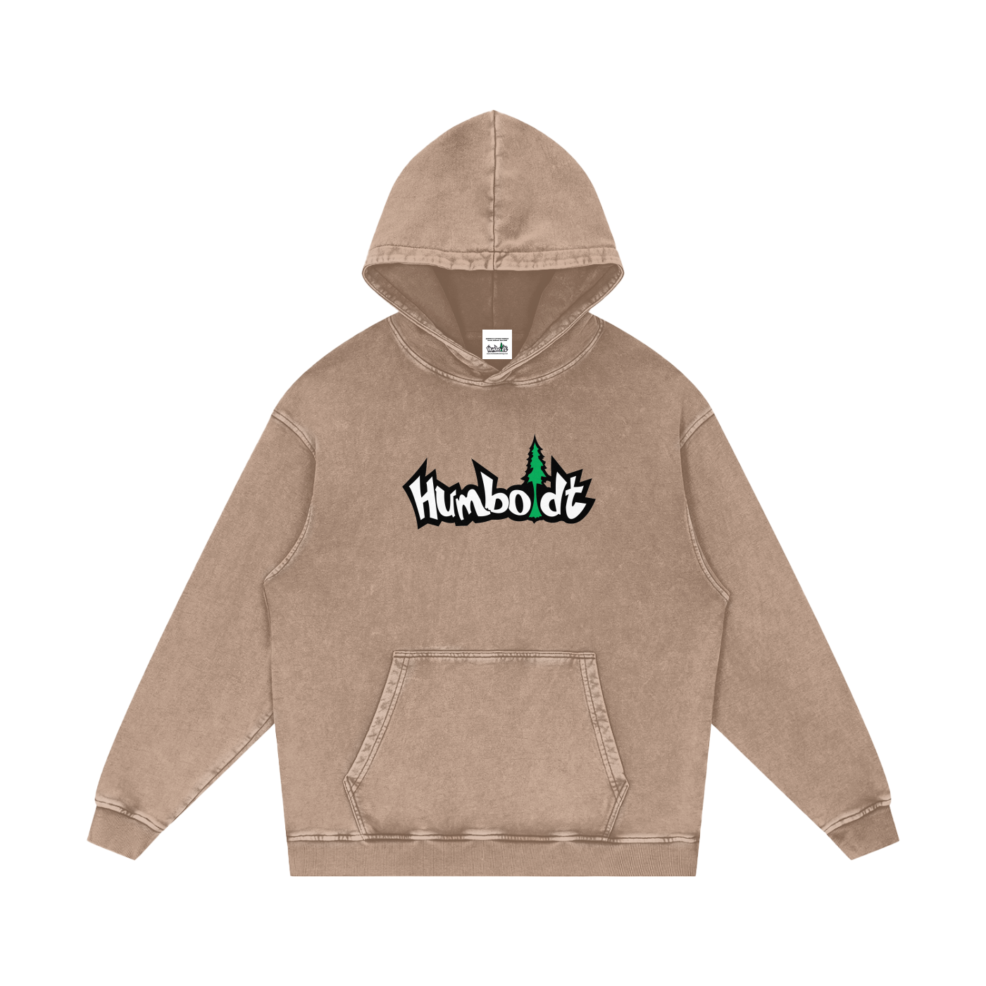Bigfoot Surfin Snow Washed Loose Cotton Hoodie-CUSTOM ORDER