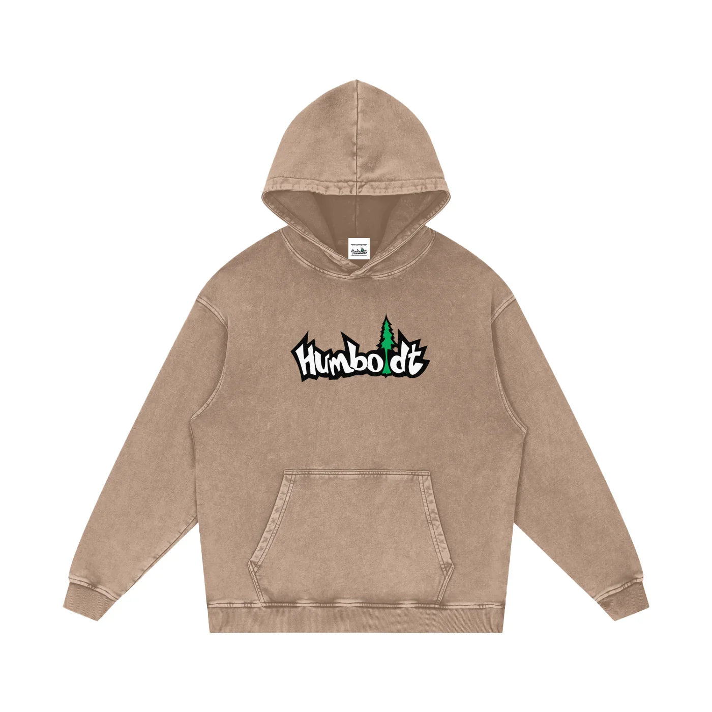 Bigfoot Surfin Snow Washed Loose Cotton Pullover Hoodie-CUSTOM ORDER
