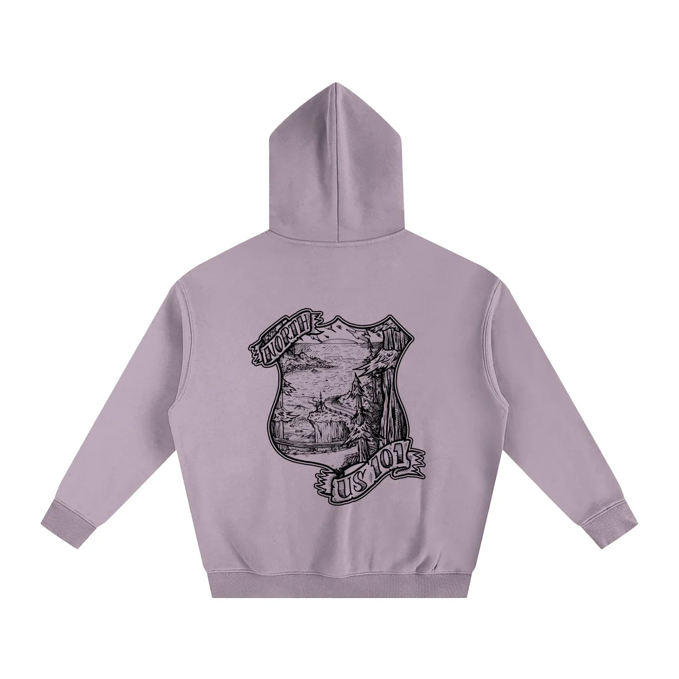 101 North Oversized Fleeced Pullover Hoodie - CUSTOM ORDER