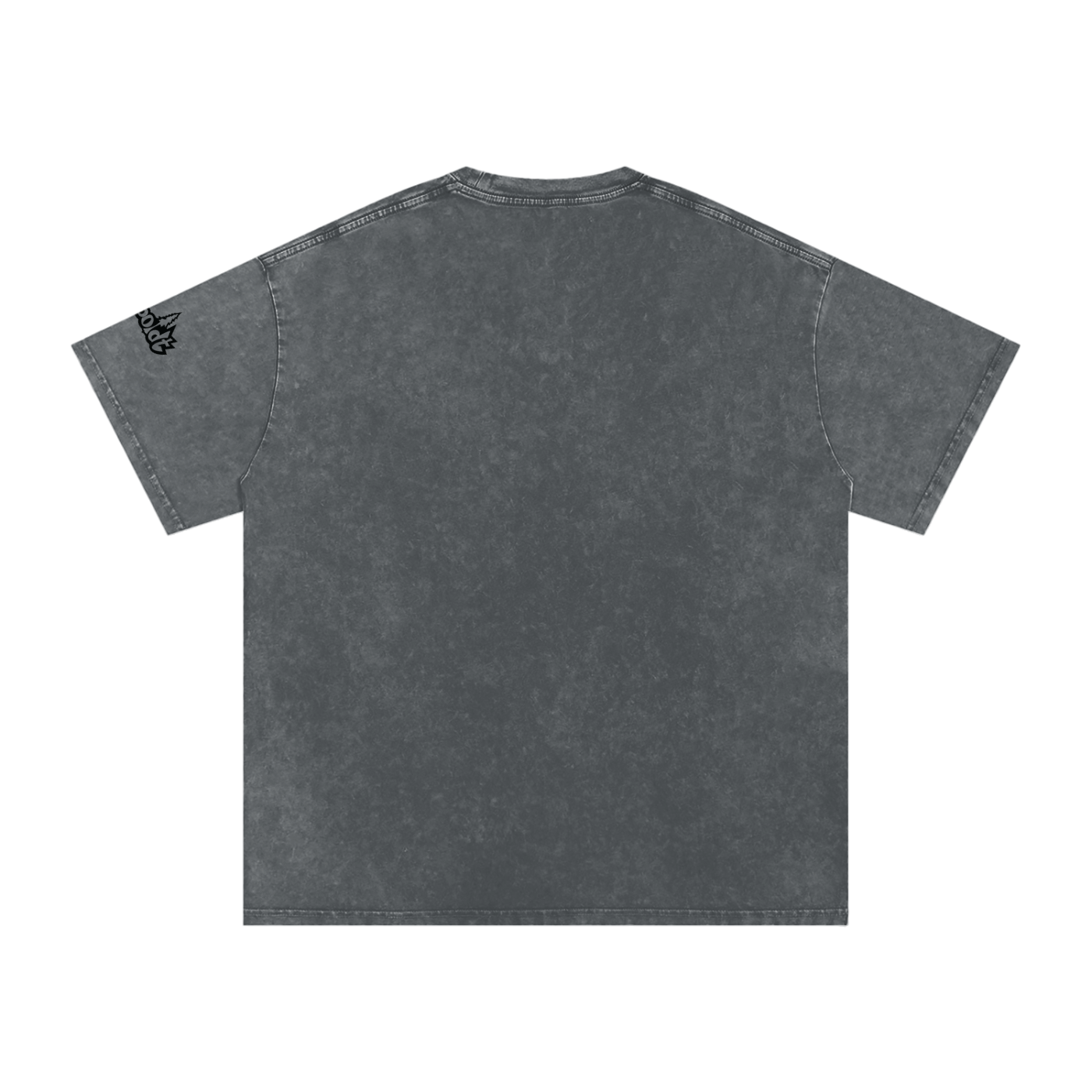 Highway 36 Snow Washed Oversized Cotton TShirt Black Ink Colorway - CUSTOM ORDER