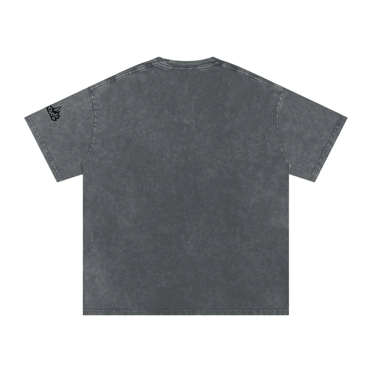 Highway 36 Snow Washed Oversized Cotton TShirt Black Ink Colorway - CUSTOM ORDER