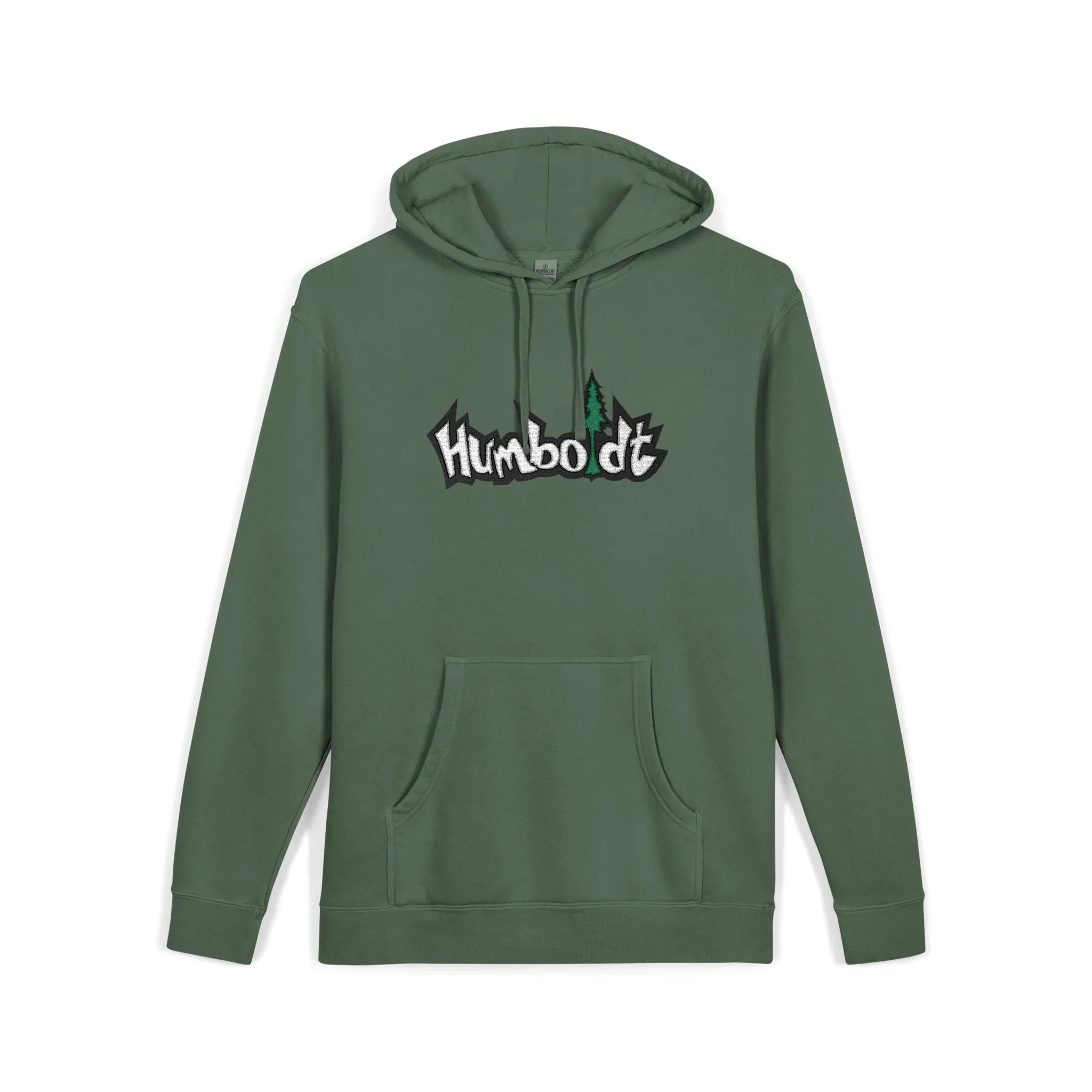 Big Treelogo Pigment Dyed Pullover Embroidered Pullover Hoodie-CUSTOM ORDER