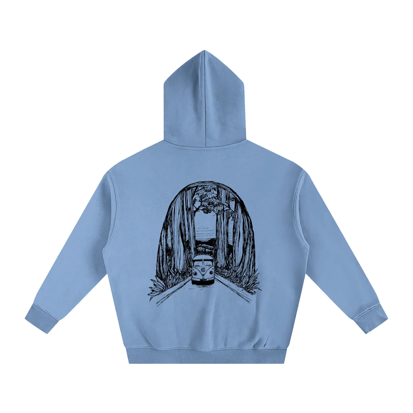 Vdub Oversized Fleeced Pullover Hoodie - CUSTOM ORDER