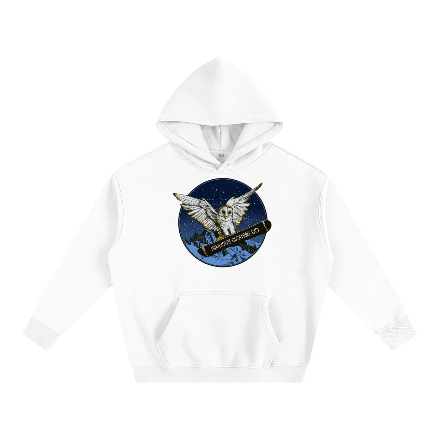 Owl Terrain Oversize Fleeced Pullover Hoodie - CUSTOM ORDER
