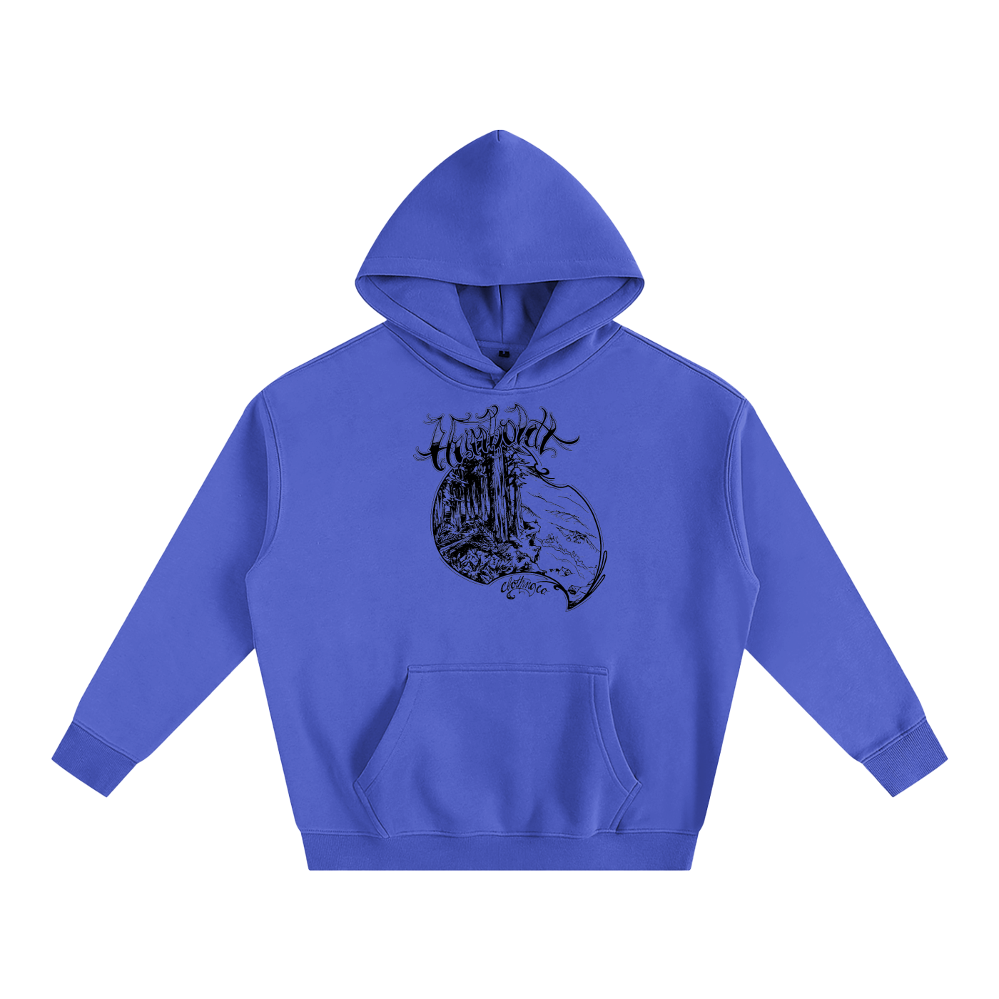 Inked Paradise Oversize Fleeced Hoodie-CUSTOM ORDER