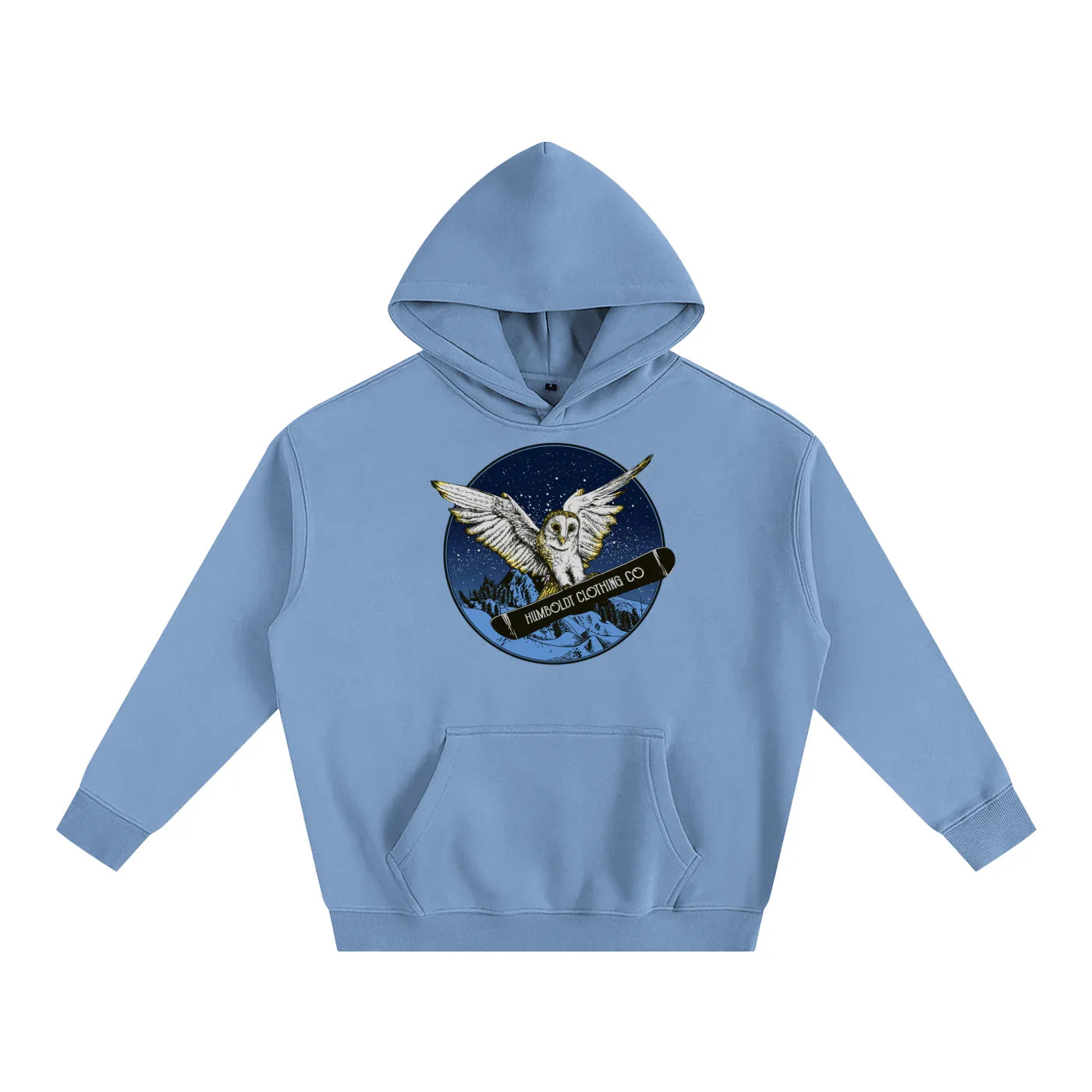 Owl Terrain Oversize Fleeced Pullover Hoodie - CUSTOM ORDER