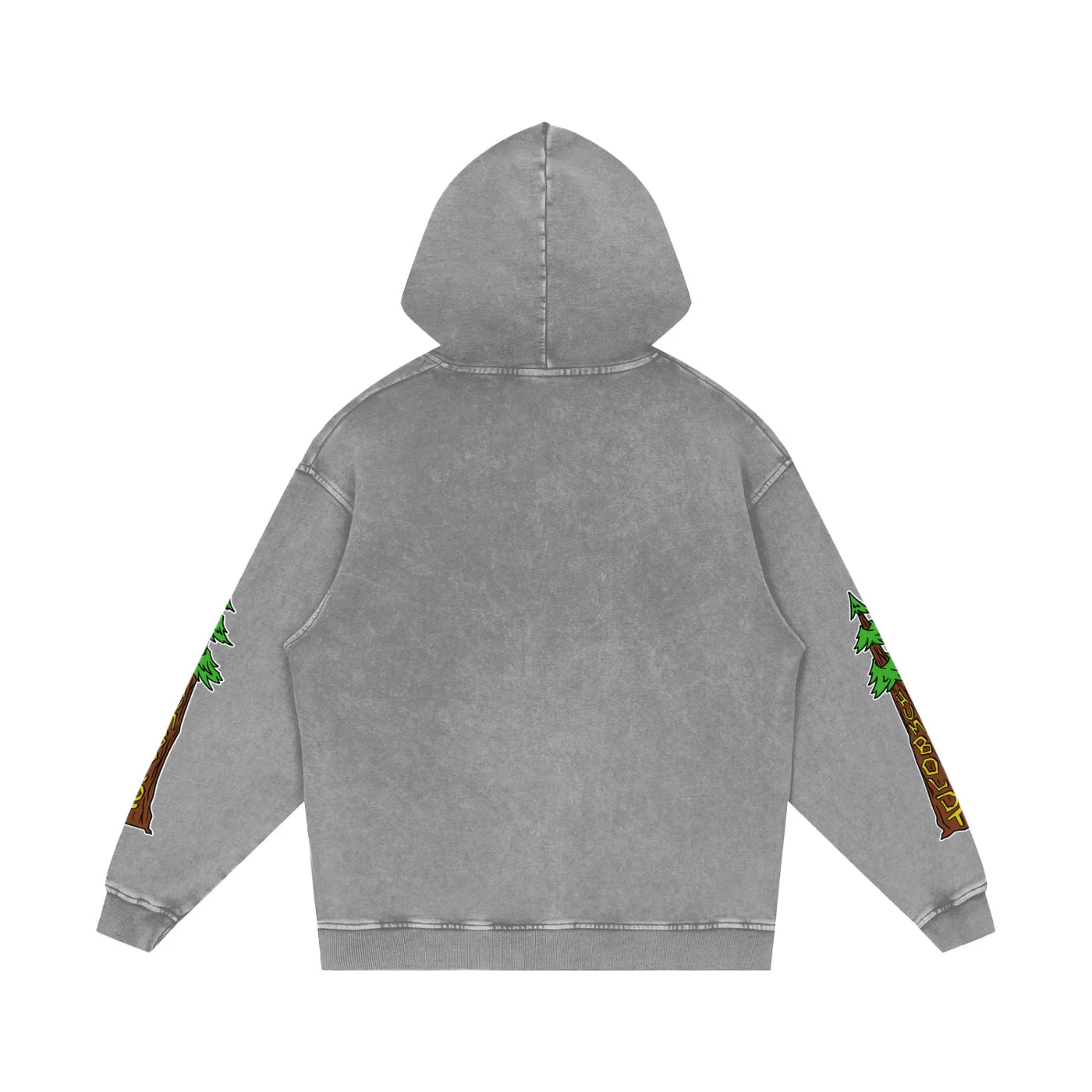 Avenue Trees New Style Logo Snow Washed Loose Cotton Pullover Hoodie - CUSTOM ORDER