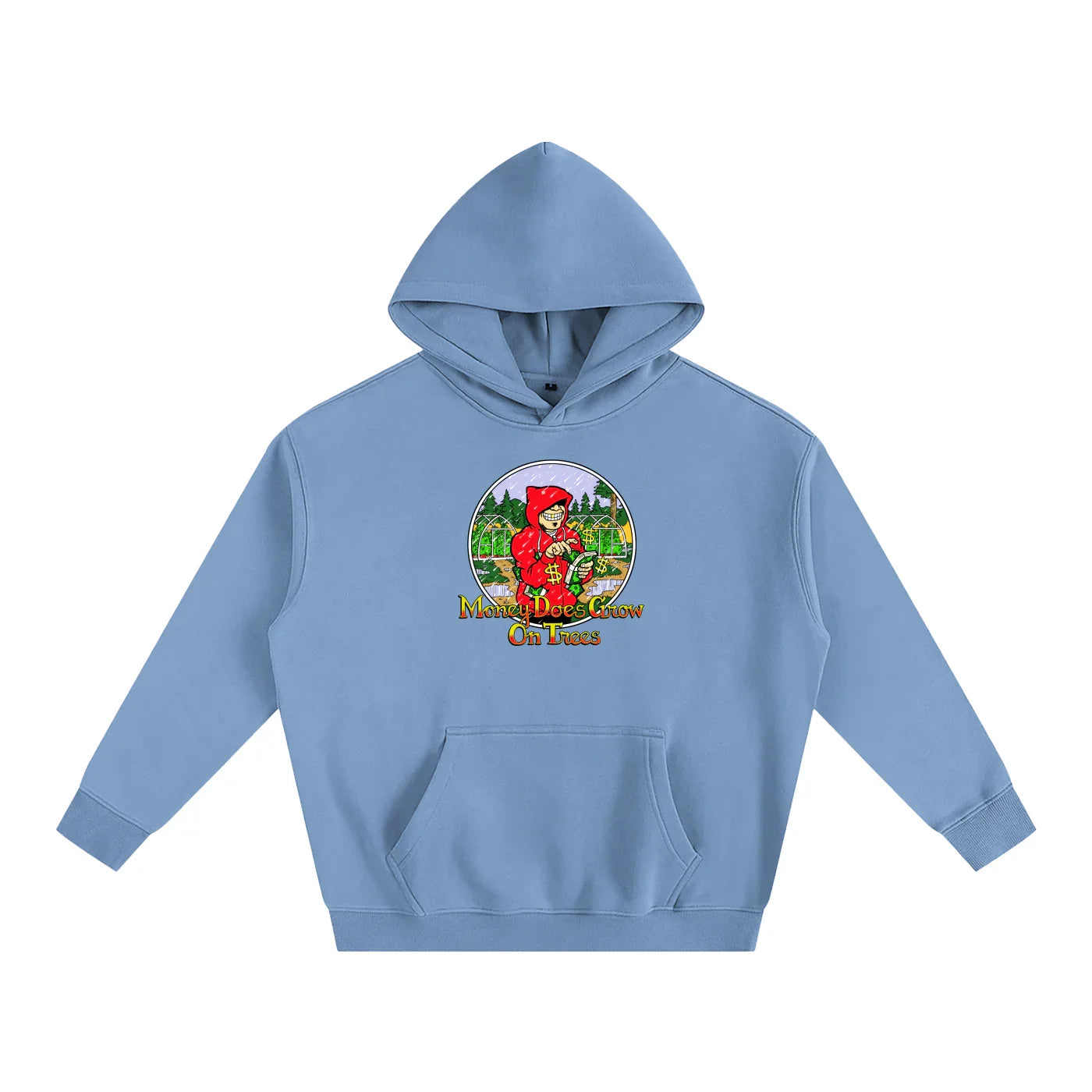 Money Trees Oversized Fleeced Pullover Hoodie - CUSTOM ORDER