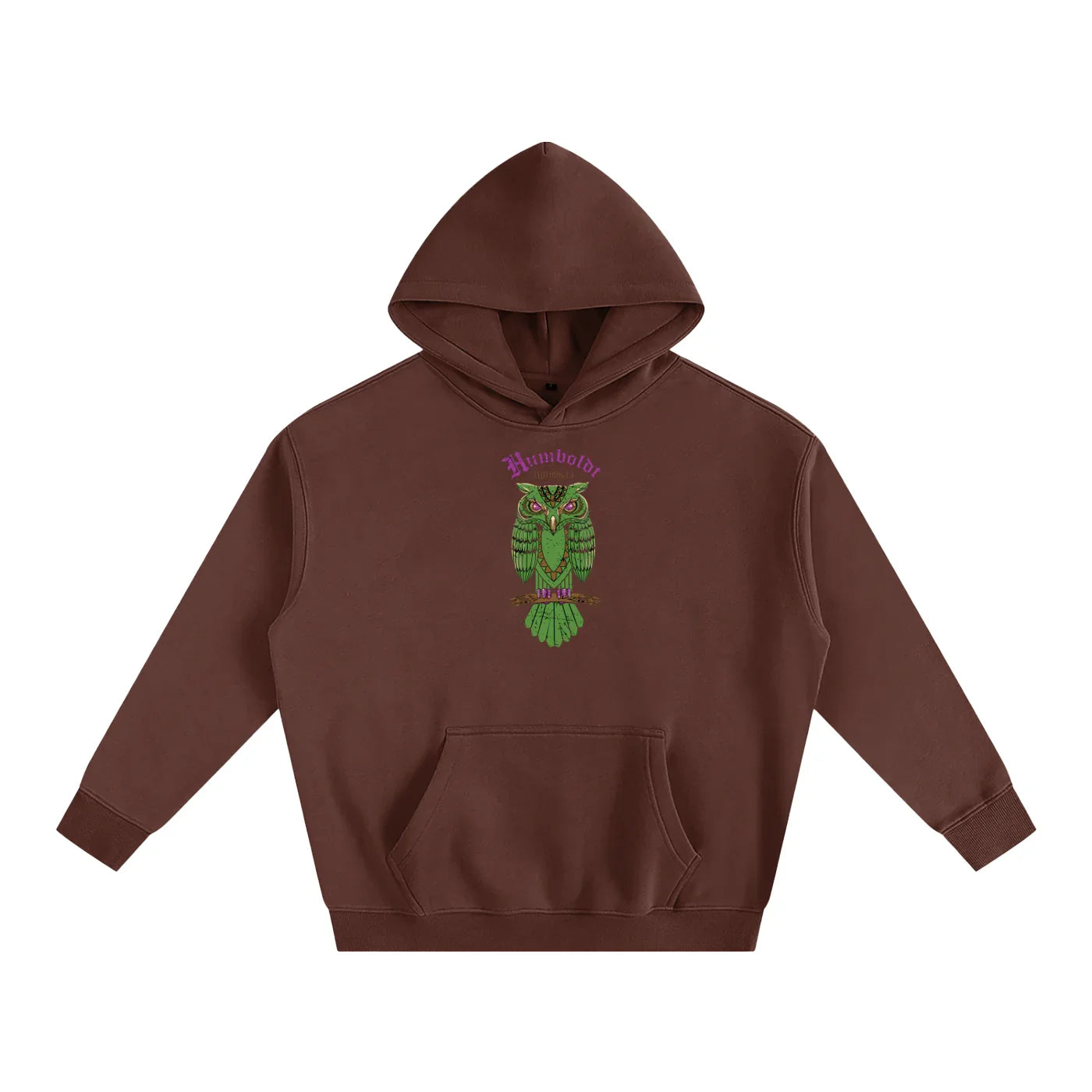 Mystic Forest Owl Oversize Fleeced Pullover Hoodie - CUSTOM ORDER