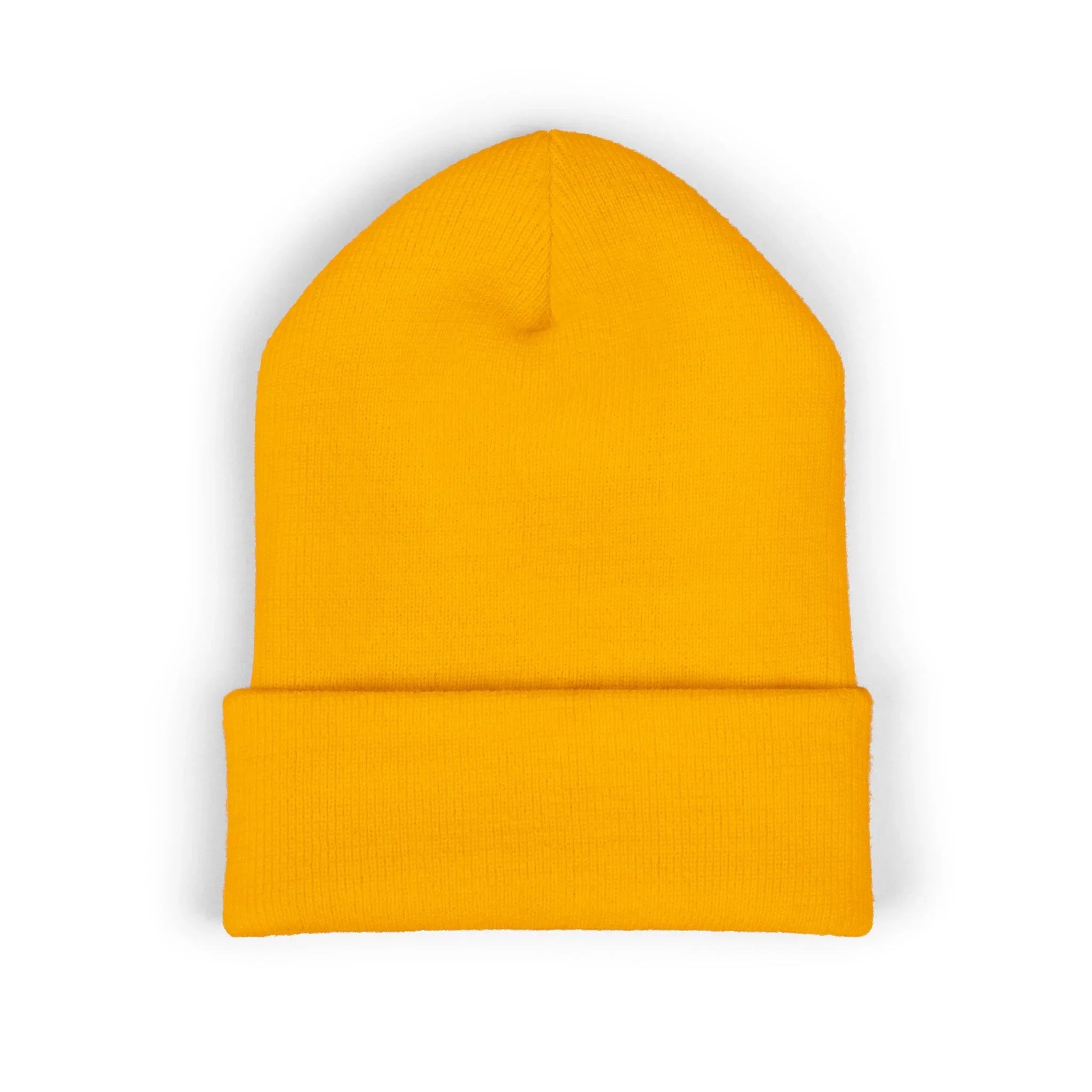 Treelogo Outline Embroidered Foldup Beanie-CUSTOM ORDER