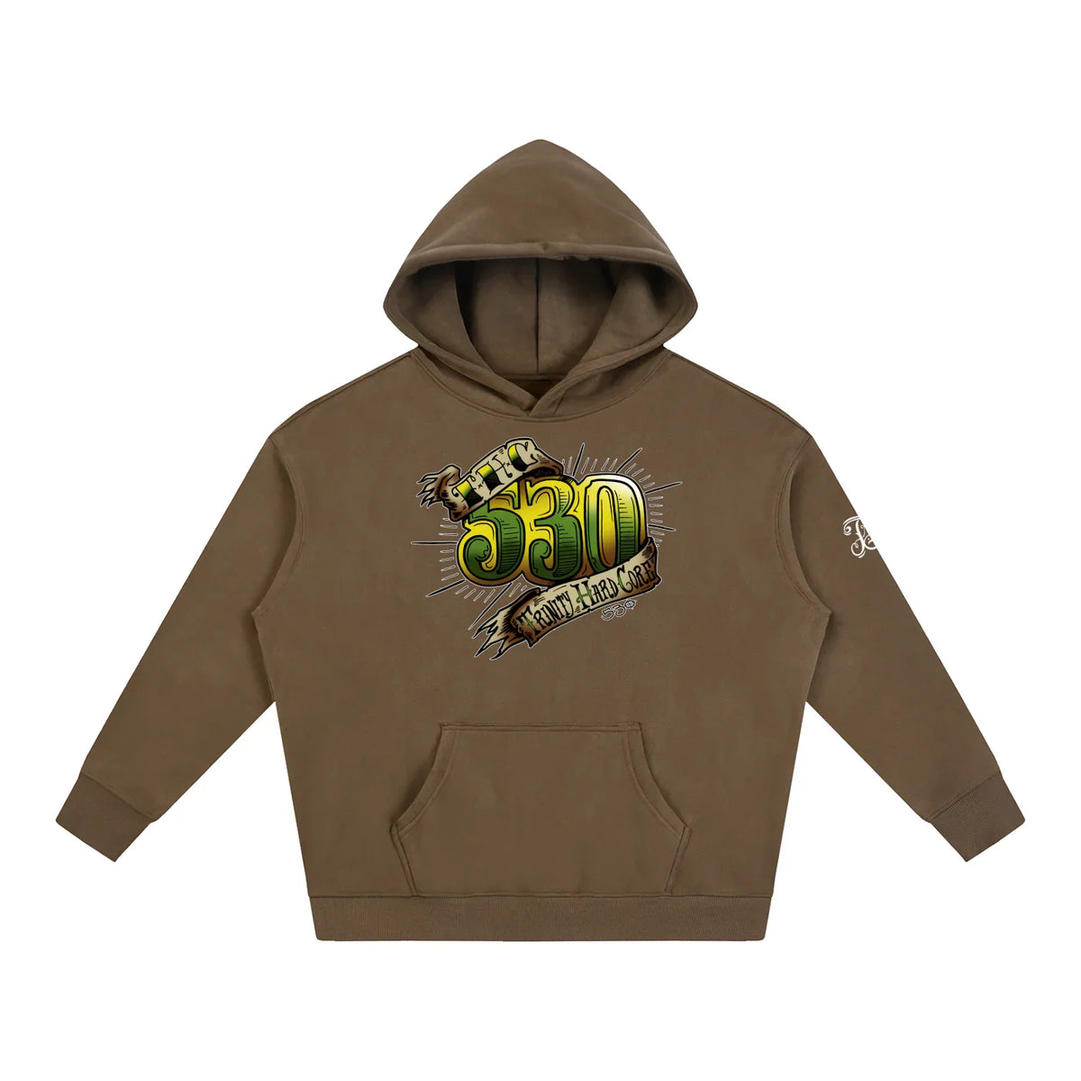 530 THC Oversize Fleeced Pullover Hoodie - CUSTOM ORDER