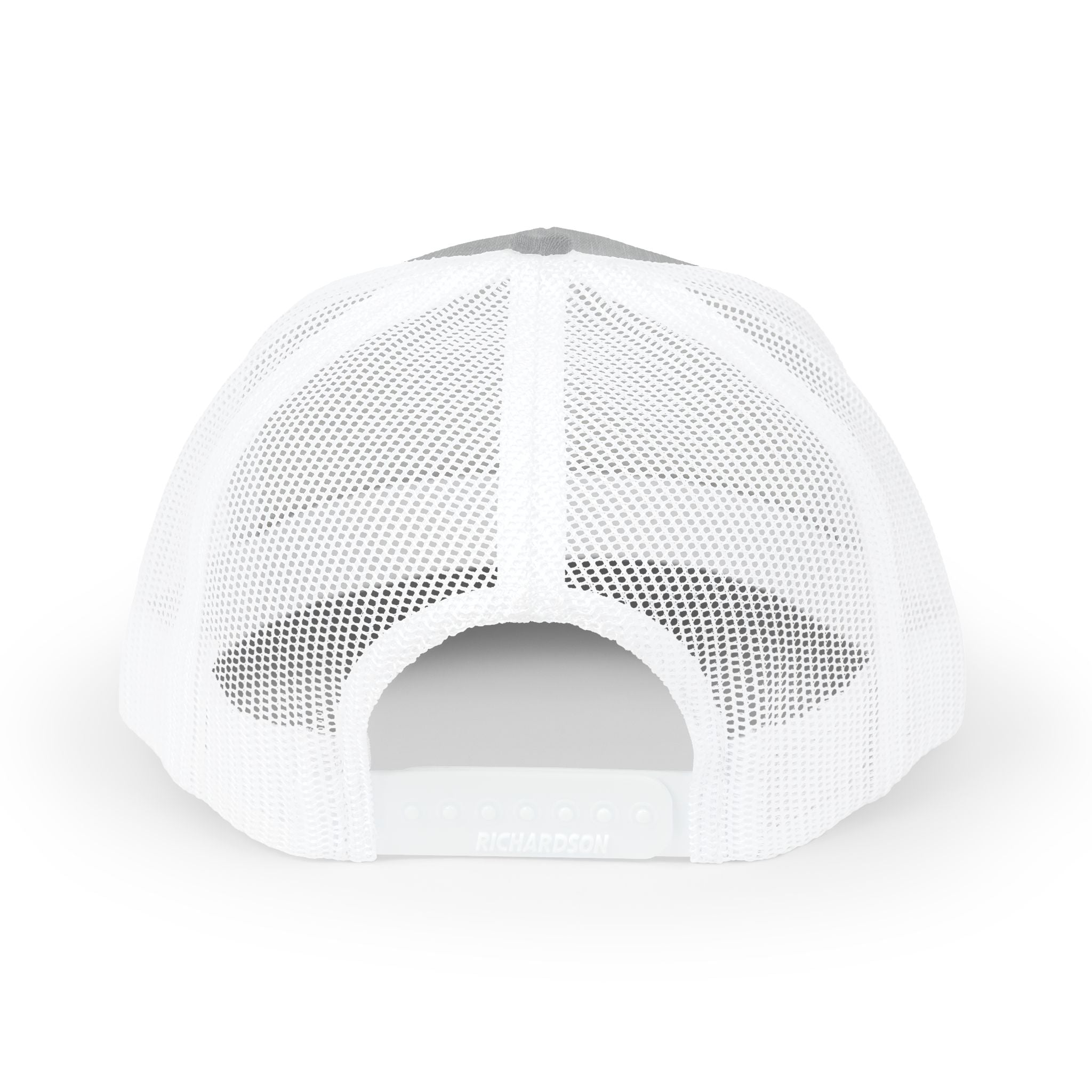 Treelogo Outline Trucker Richardson 112 Snap Hat-Wht outline