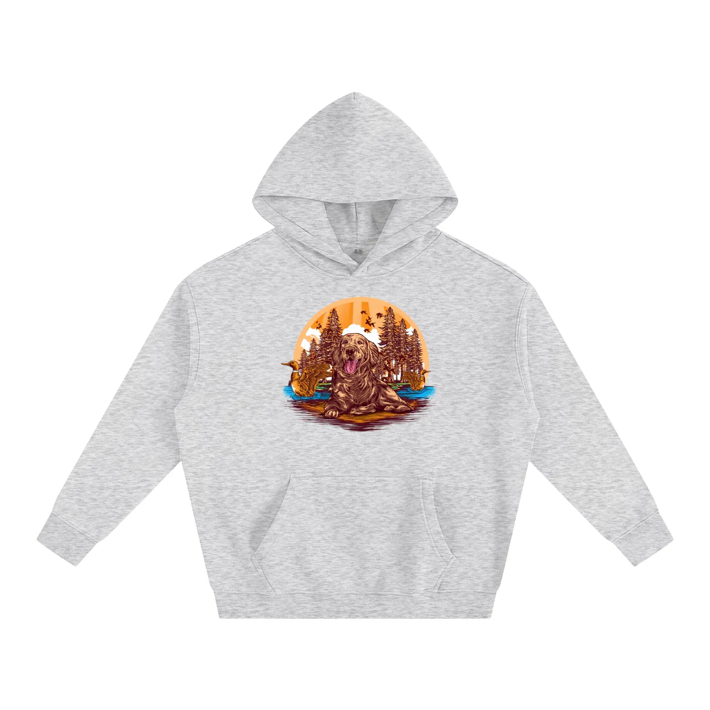 Retriever Oversized Fleeced Pullover Hoodie - CUSTOM ORDER