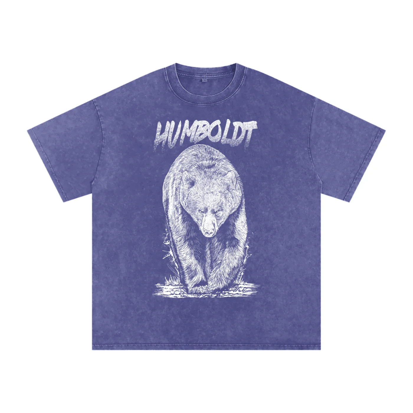 Bear Country Snow Washed Oversized Cotton TShirt - CUSTOM ORDER