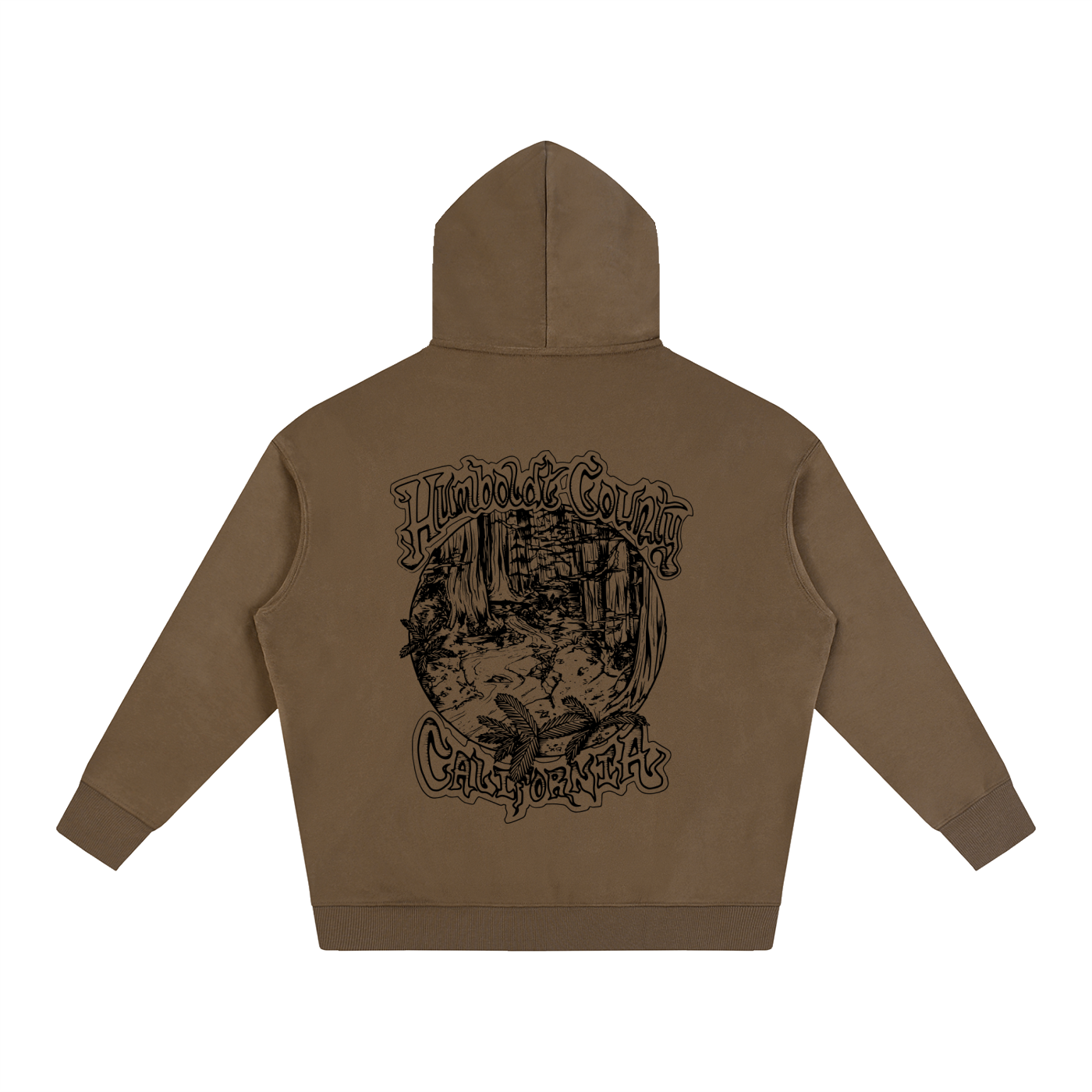 Deep Woods Oversize Fleeced Pullover Hoodie - CUSTOM ORDER