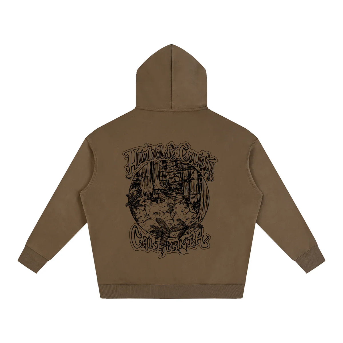 Deep Woods Oversized Fleeced Pullover Hoodie - CUSTOM ORDER
