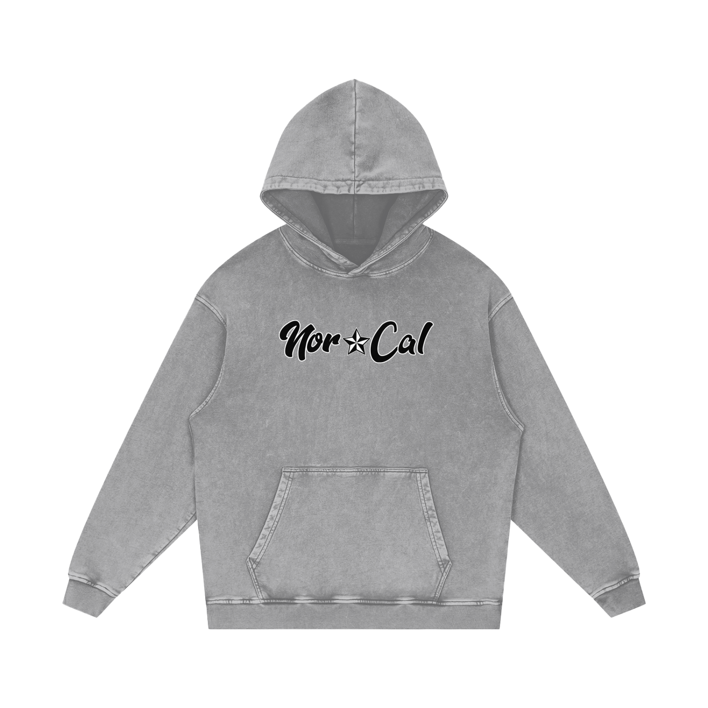 NorCal Acid Wash Pullover Hoodie