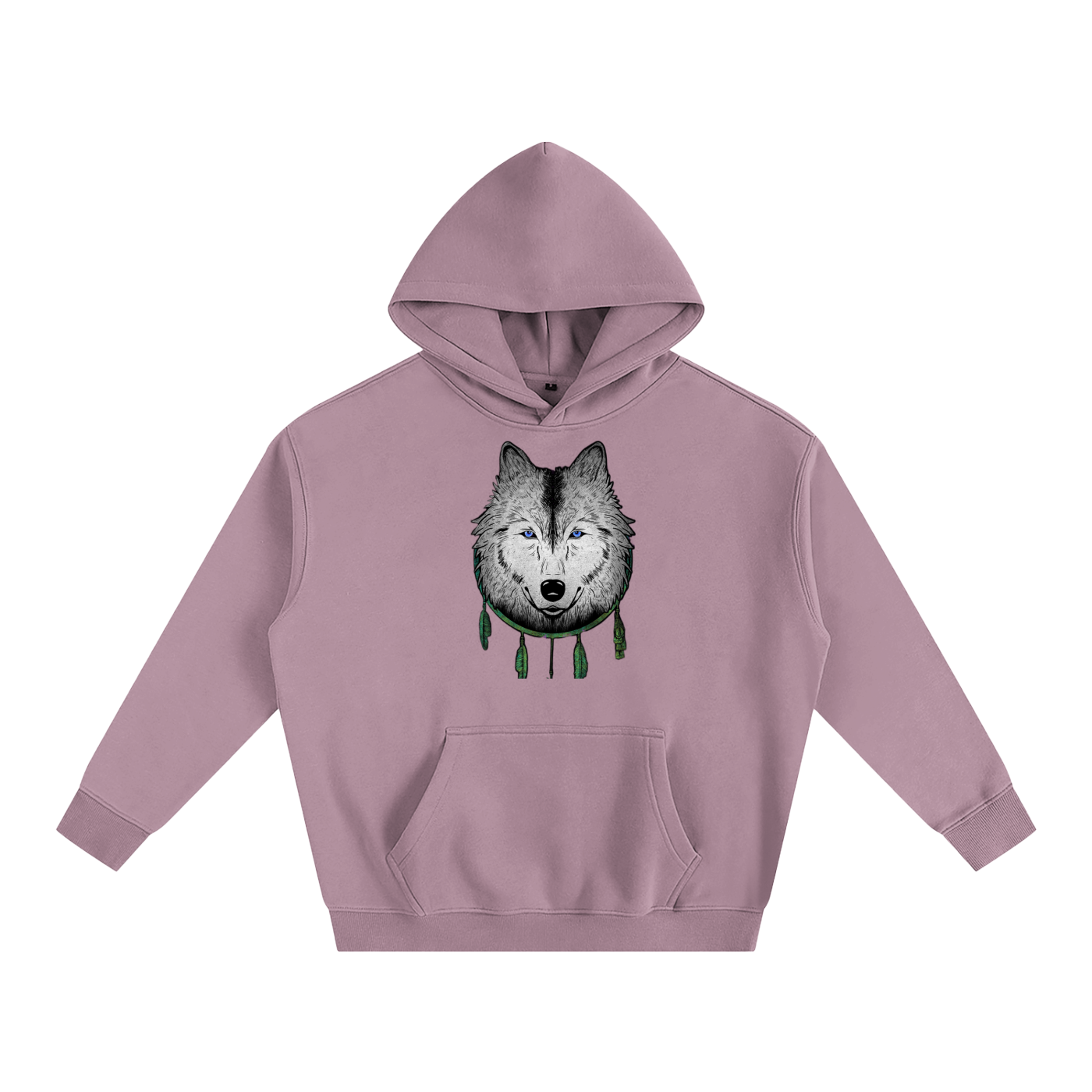 White Wolf Pullover Hoodie