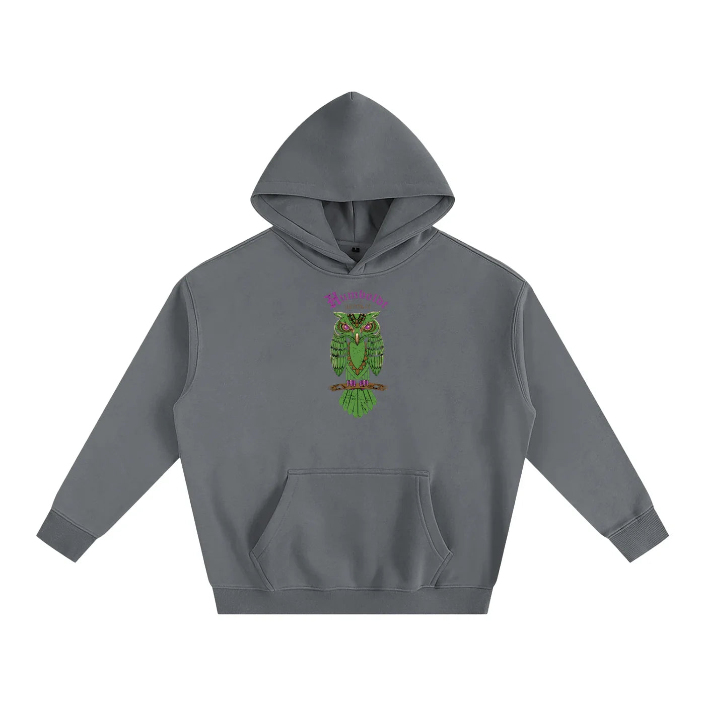 Mystic Forest Owl Oversize Fleeced Pullover Hoodie - CUSTOM ORDER