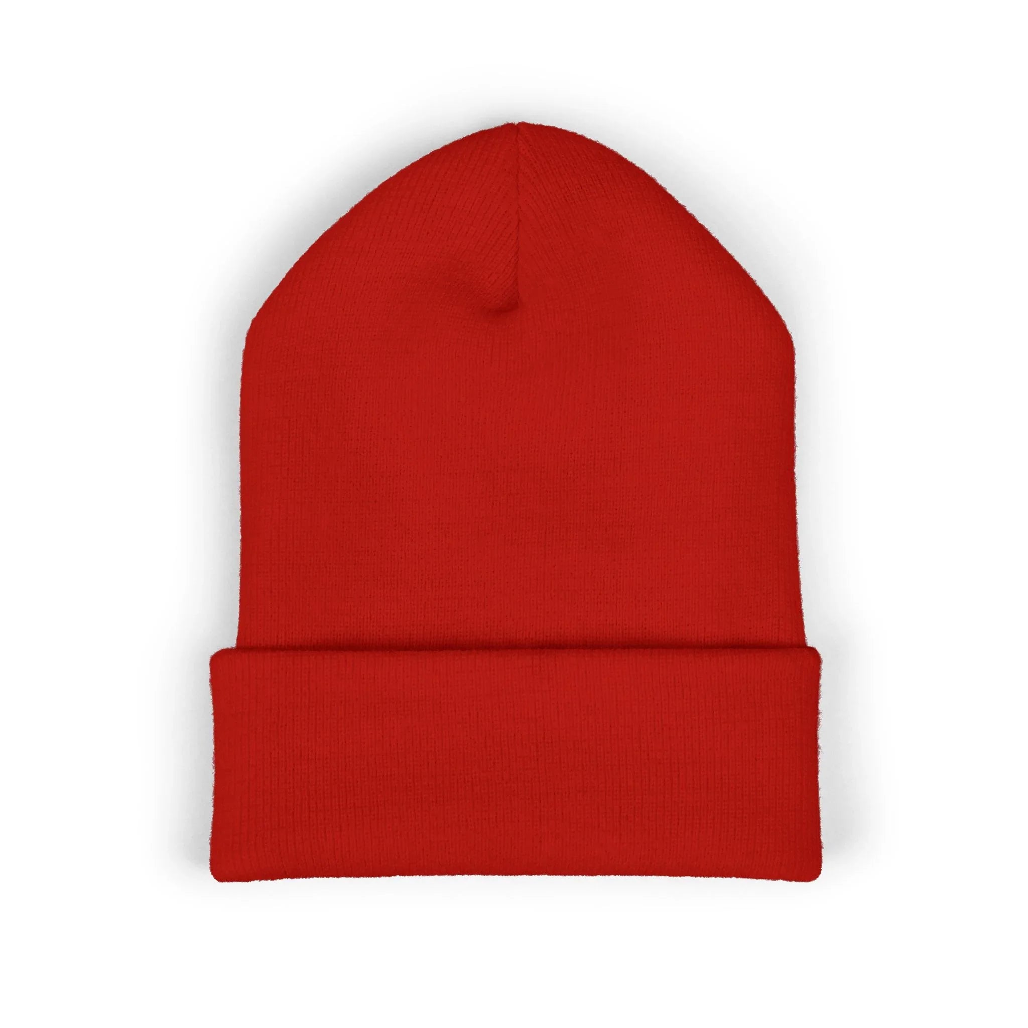 Treelogo Outline Embroidered Foldup Beanie-CUSTOM ORDER