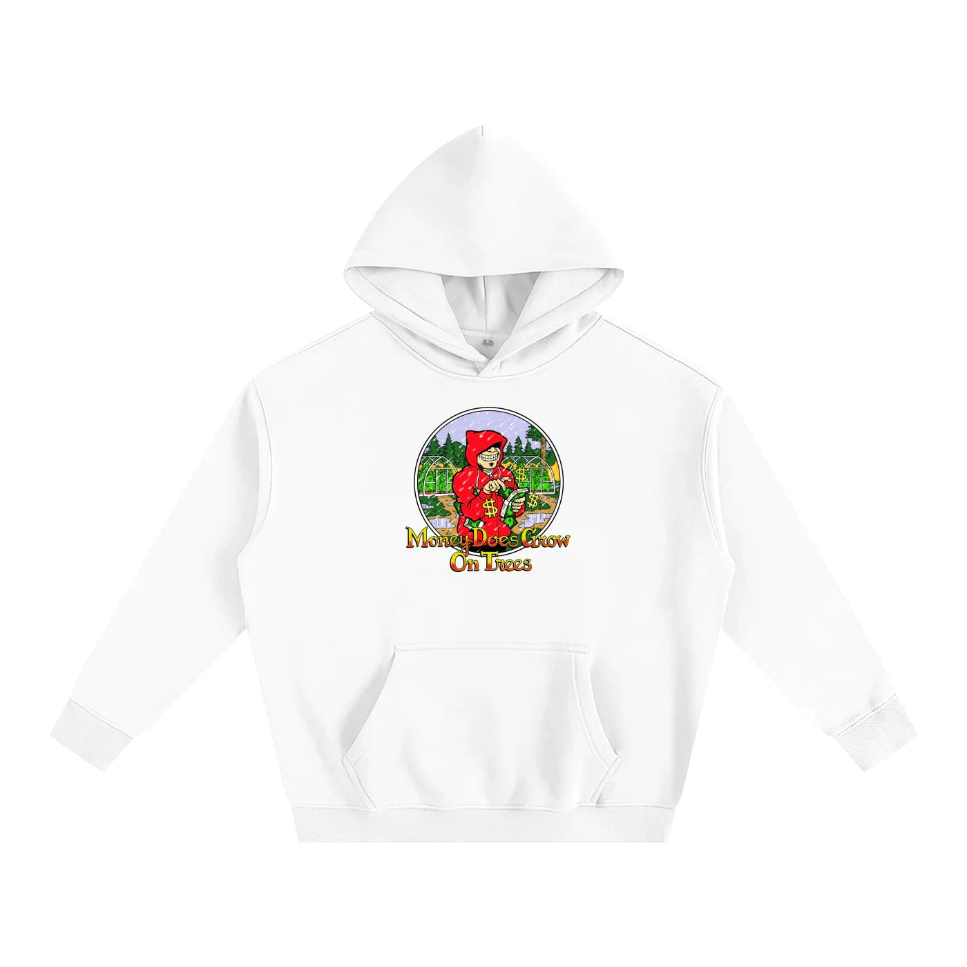 Money Trees Oversized Fleeced Pullover Hoodie - CUSTOM ORDER