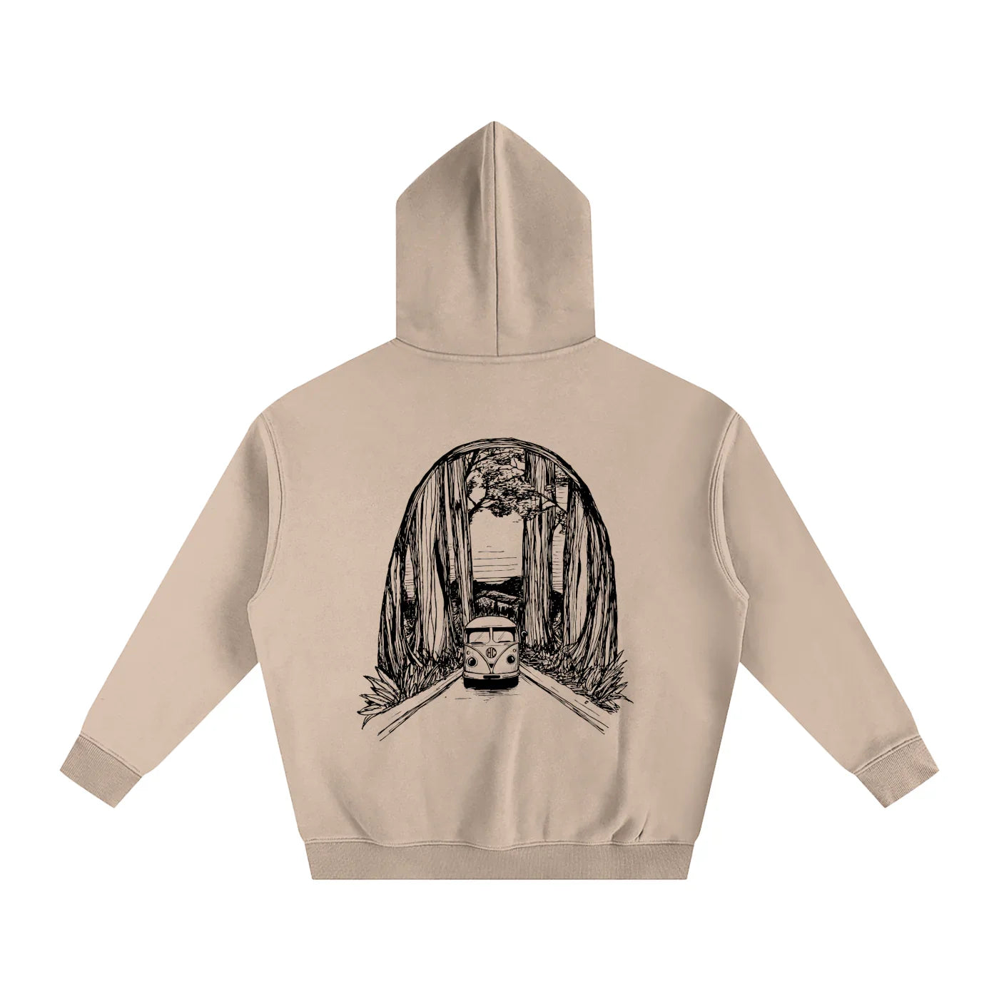 Vdub Oversized Fleeced Pullover Hoodie - CUSTOM ORDER