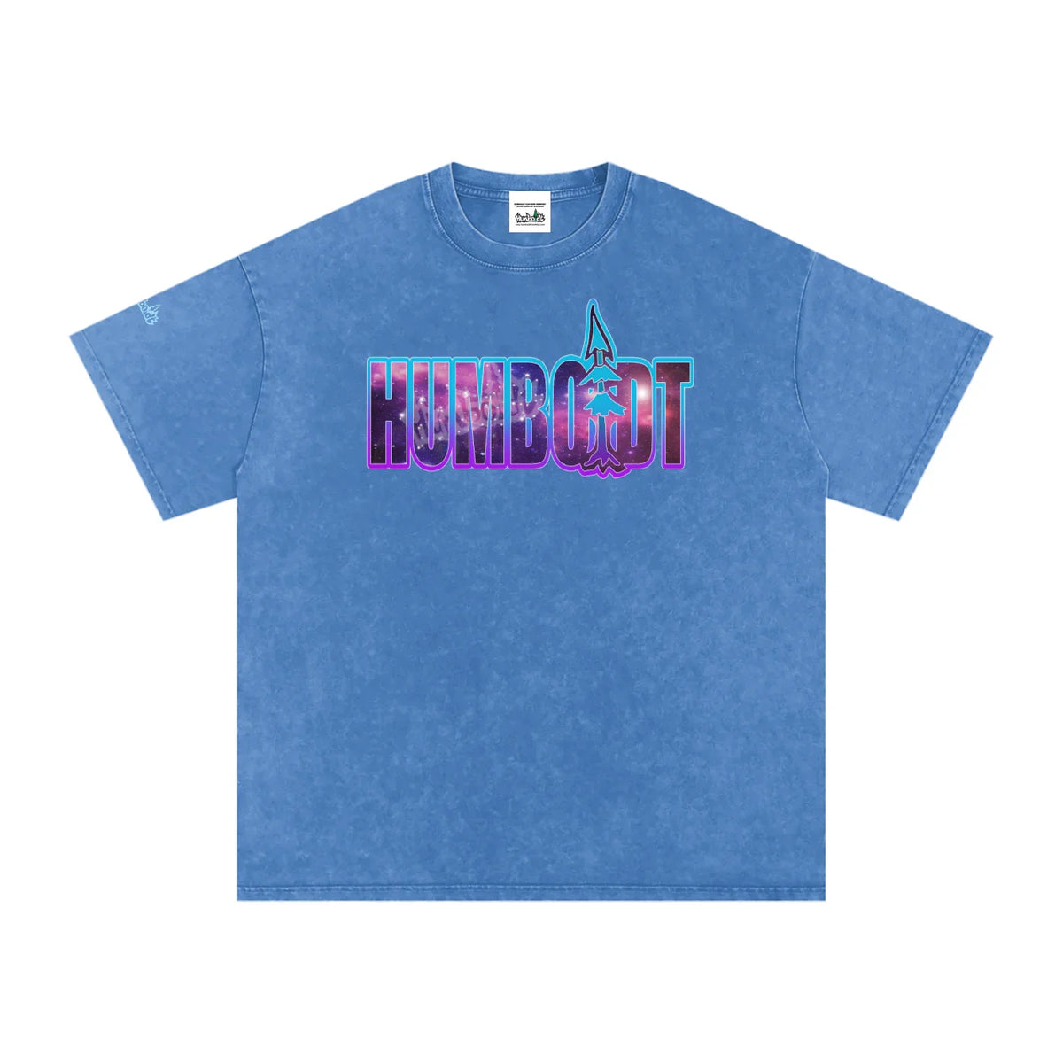 Spaced Out Snow Washed Oversized Cotton TShirt - CUSTOM ORDER