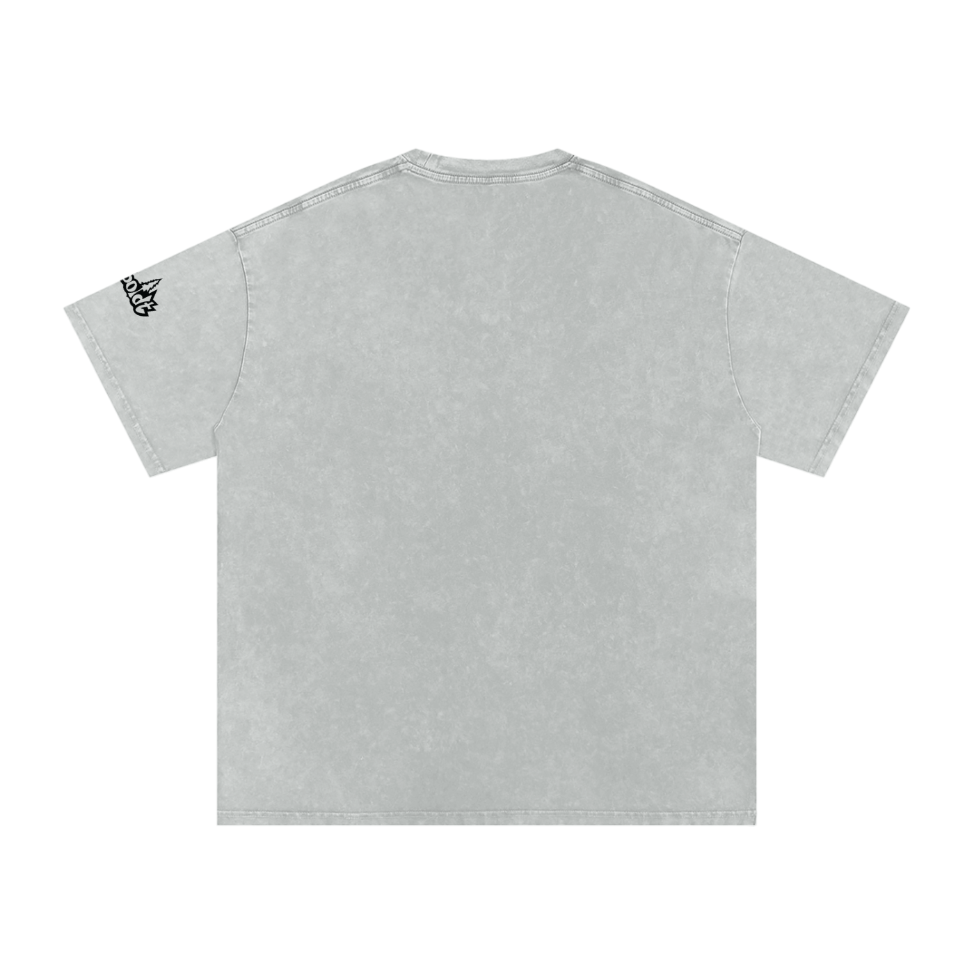 Highway 36 Snow Washed Oversized Cotton TShirt Black Ink Colorway - CUSTOM ORDER