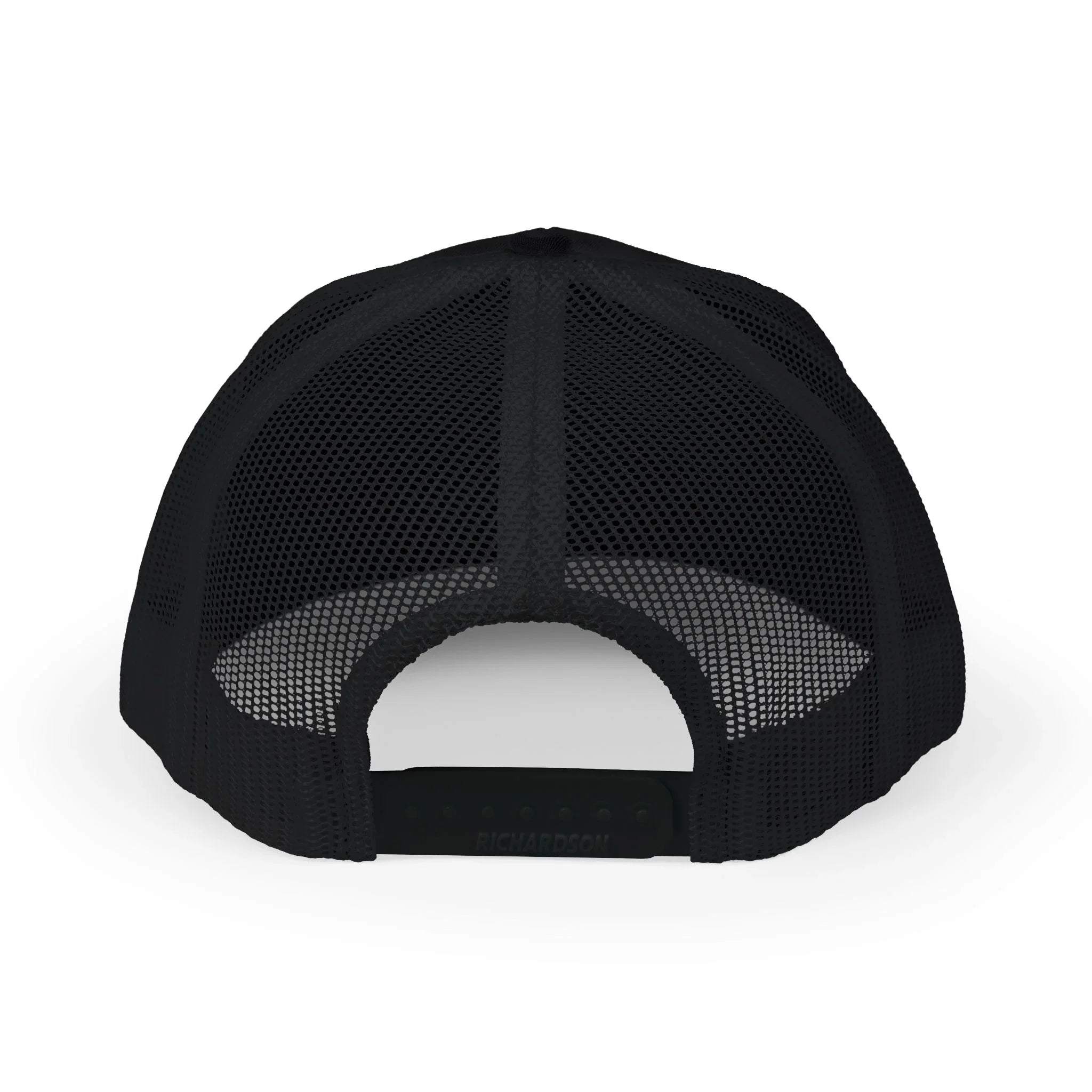 Treelogo Outline Trucker Richardson 112 Embroidered Snap Hat-Wht outline-CUSTOM ORDER