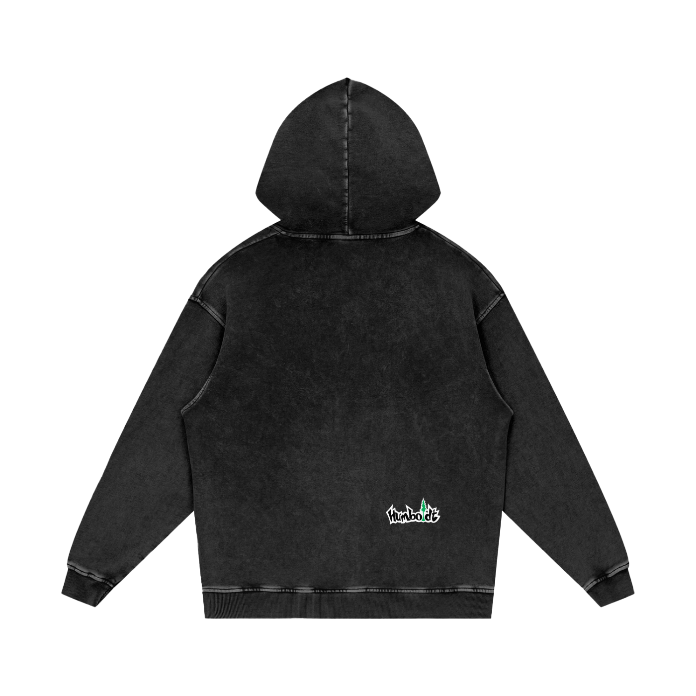 Hearts and Dagger Snow Washed Loose Cotton Pullover Hoodie - CUSTOM ORDER