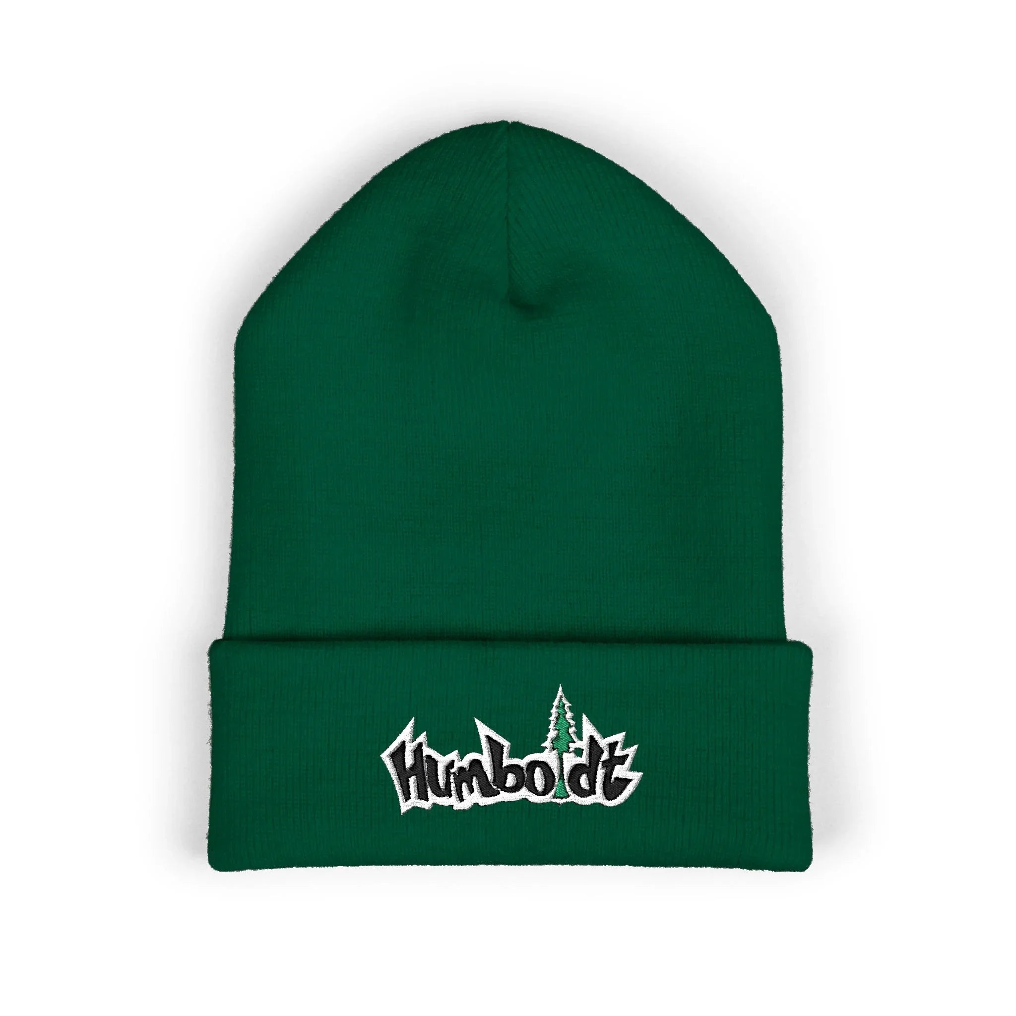 Treelogo Outline Embroidered Foldup Beanie-CUSTOM ORDER
