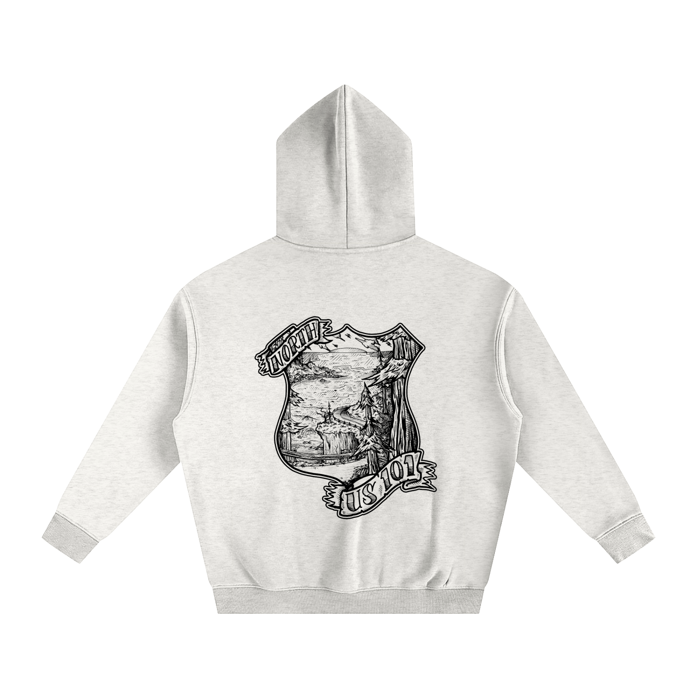 101 North Oversize Fleeced Hoodie-CUSTOM ORDER