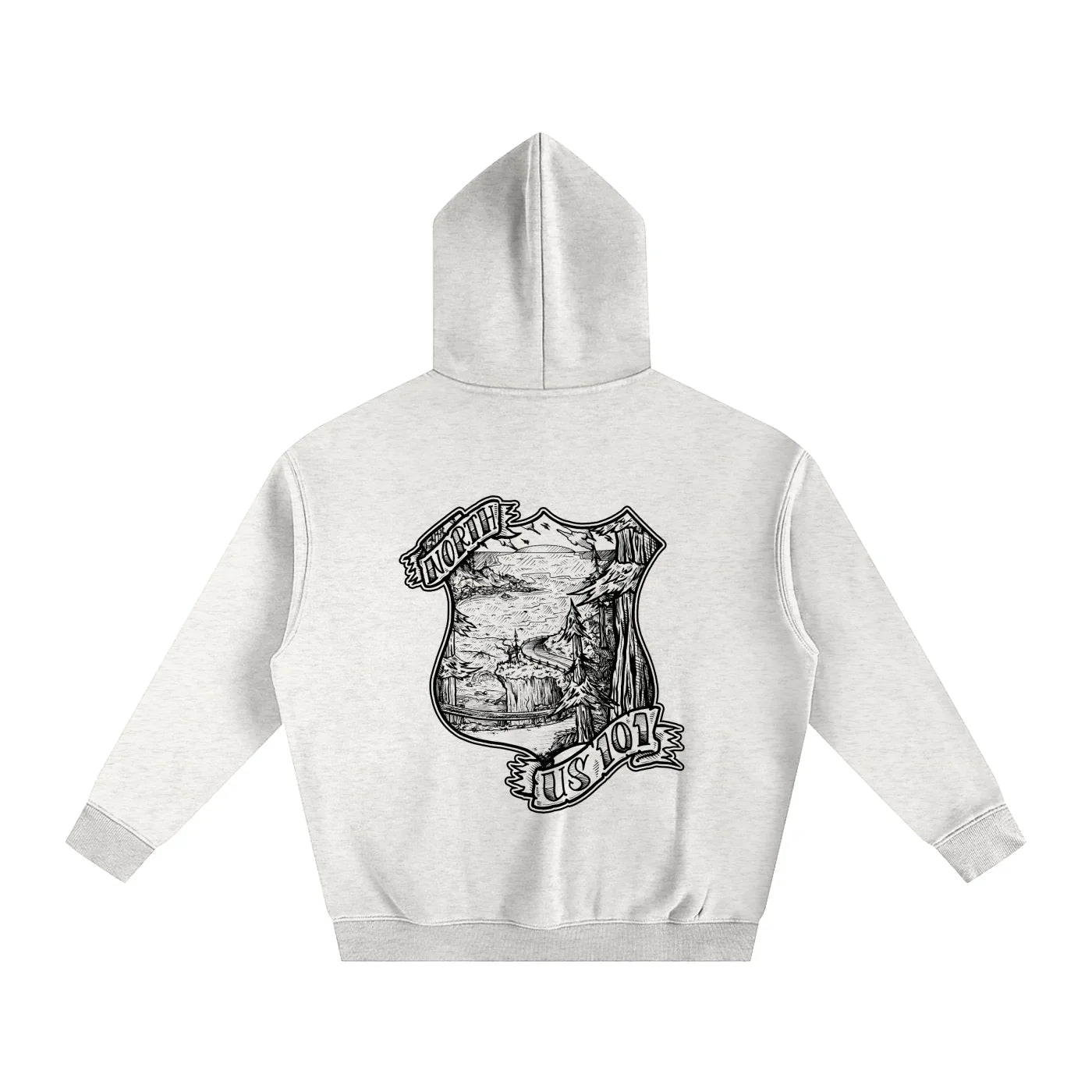 101 North Oversized Fleeced Pullover Hoodie - CUSTOM ORDER