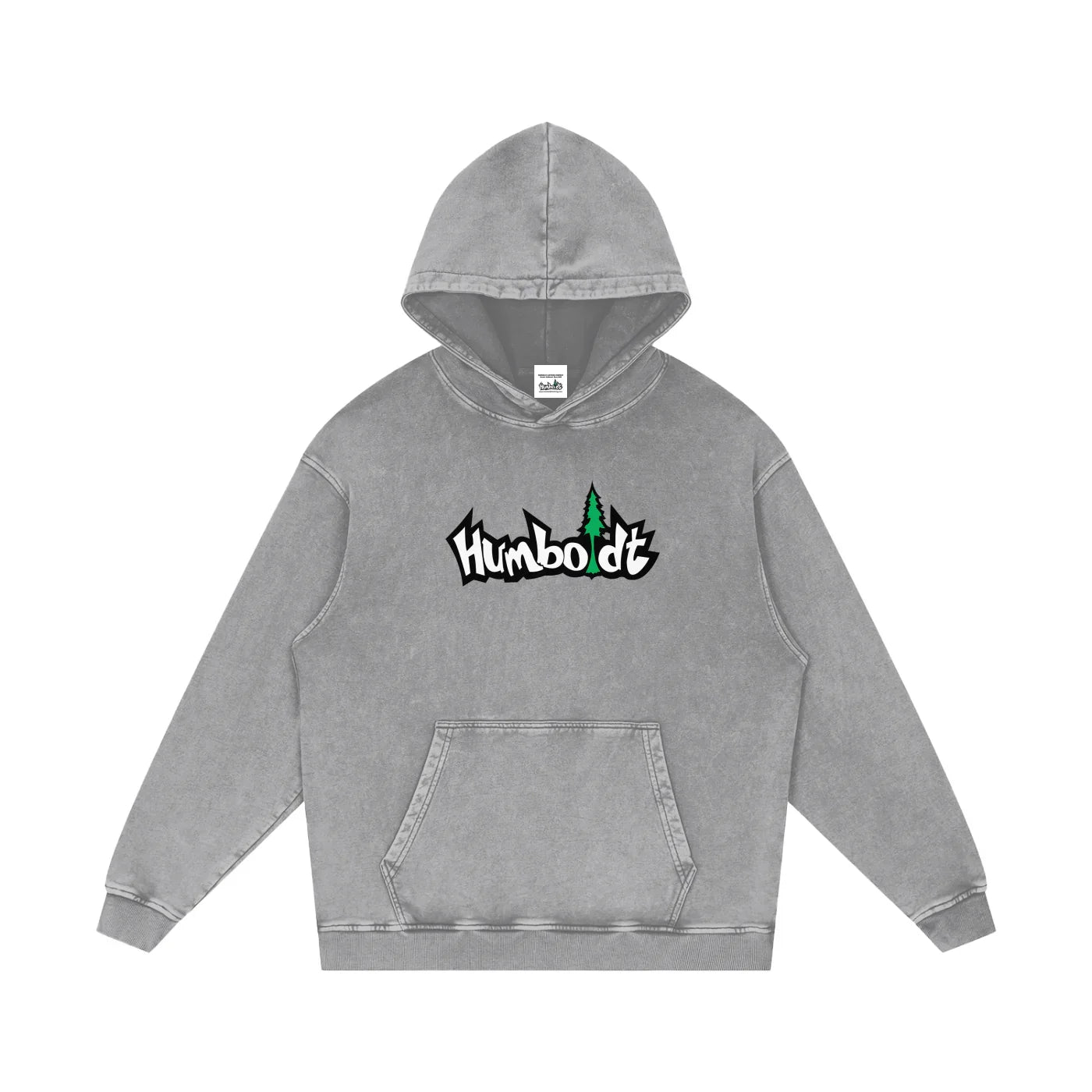 Bigfoot Surfin Snow Washed Loose Cotton Pullover Hoodie-CUSTOM ORDER