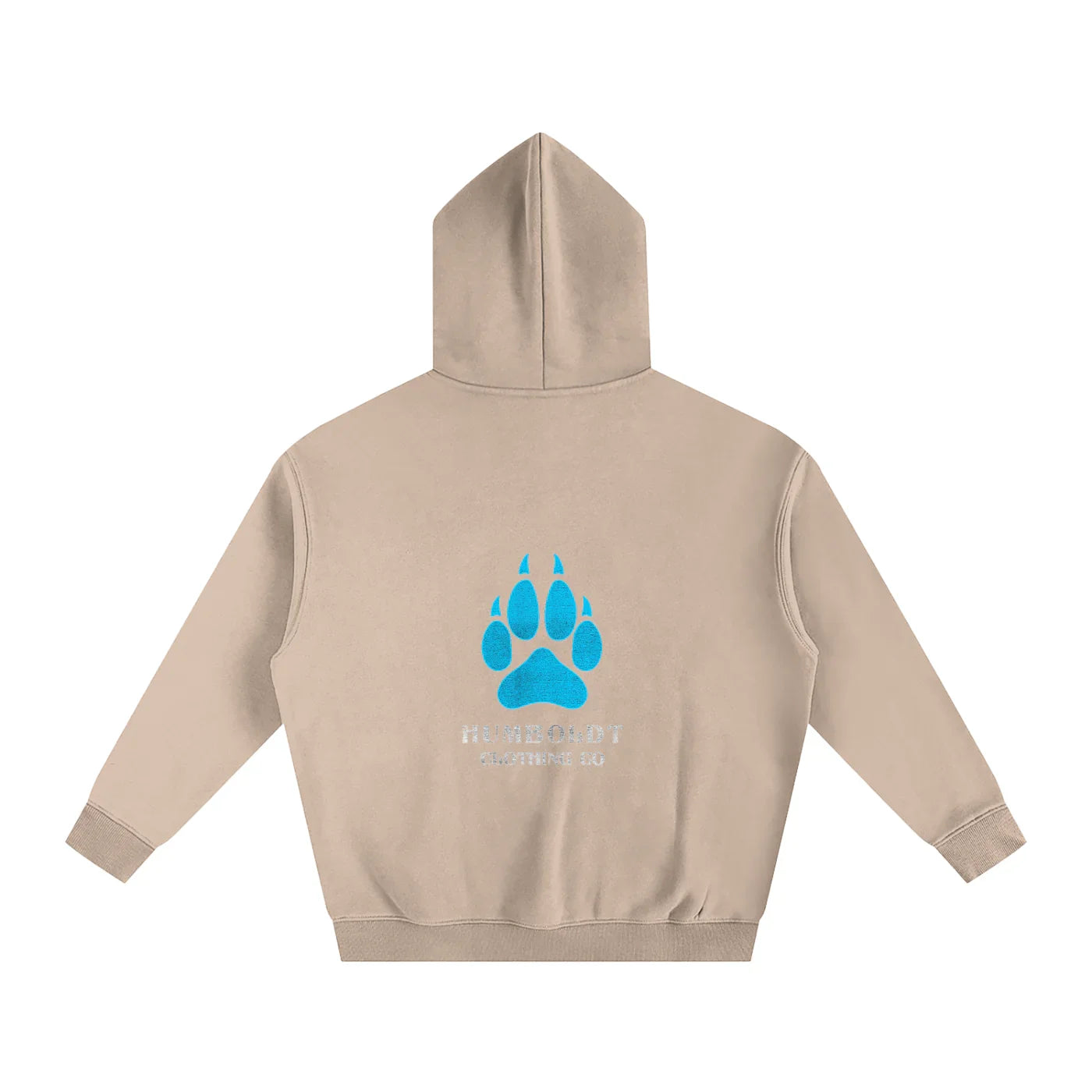 White Wolf Oversized Fleeced Pullover Hoodie - CUSTOM ORDER