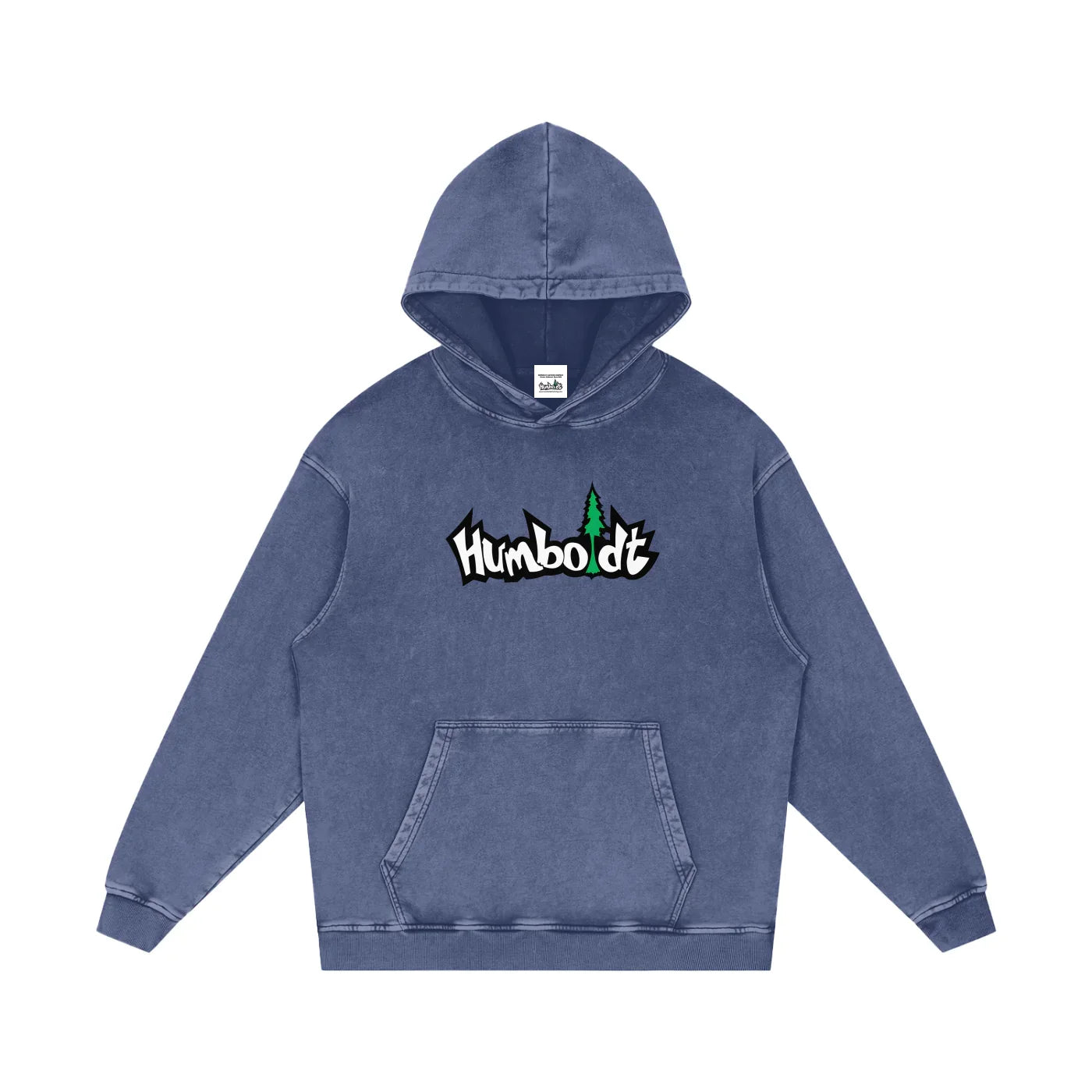 Bigfoot Surfin Snow Washed Loose Cotton Pullover Hoodie-CUSTOM ORDER