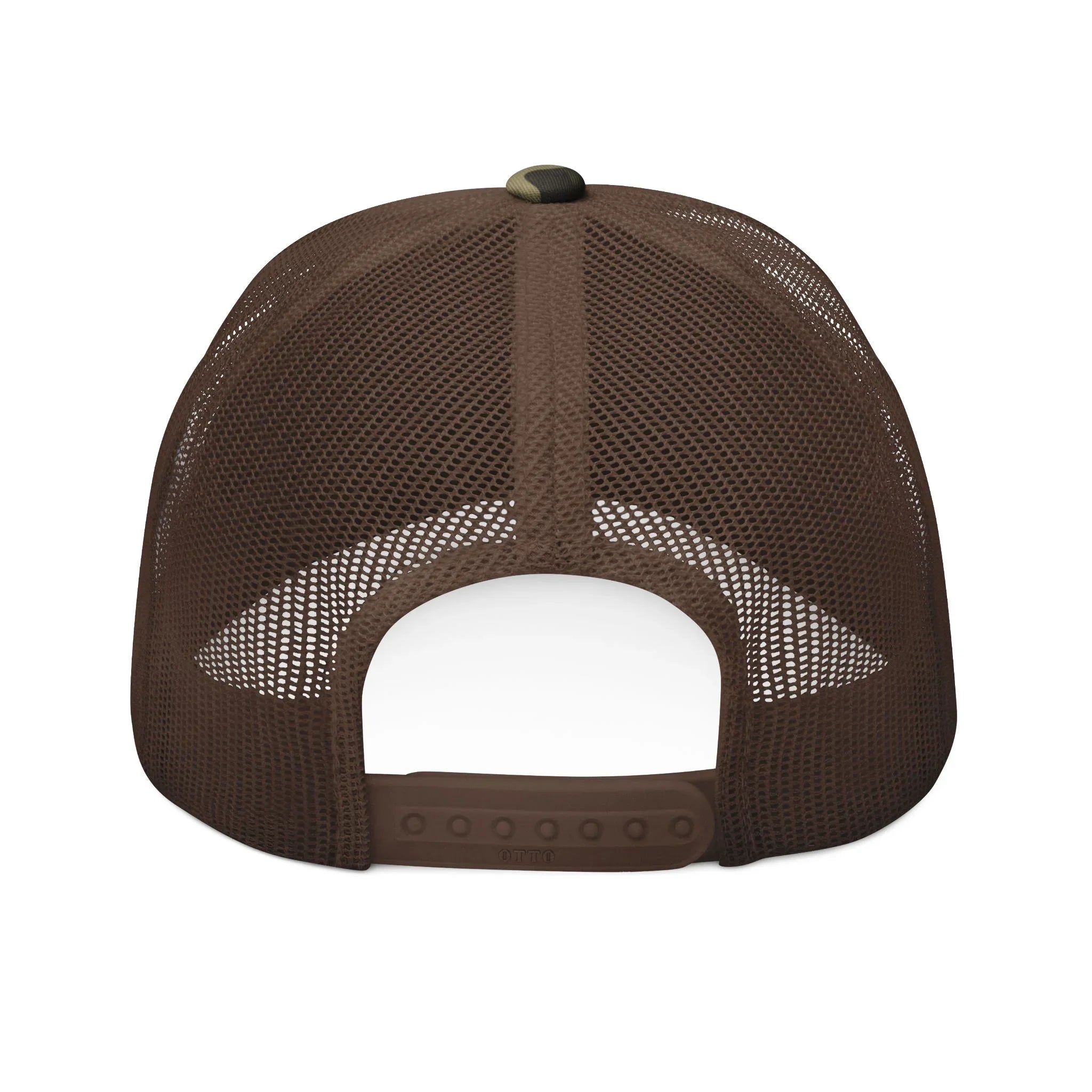 Treelogo Outline Camo Otto Embroidered Trucker Hat-CUSTOM ORDER