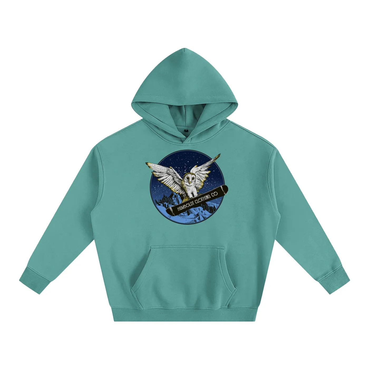 Owl Terrain Oversize Fleeced Pullover Hoodie - CUSTOM ORDER