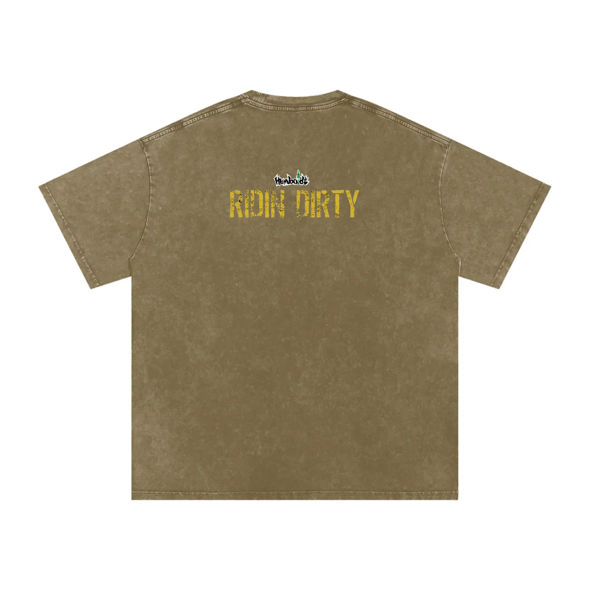 Ridin Dirty Snow Washed Oversized Cotton TShirt - CUSTOM ORDER