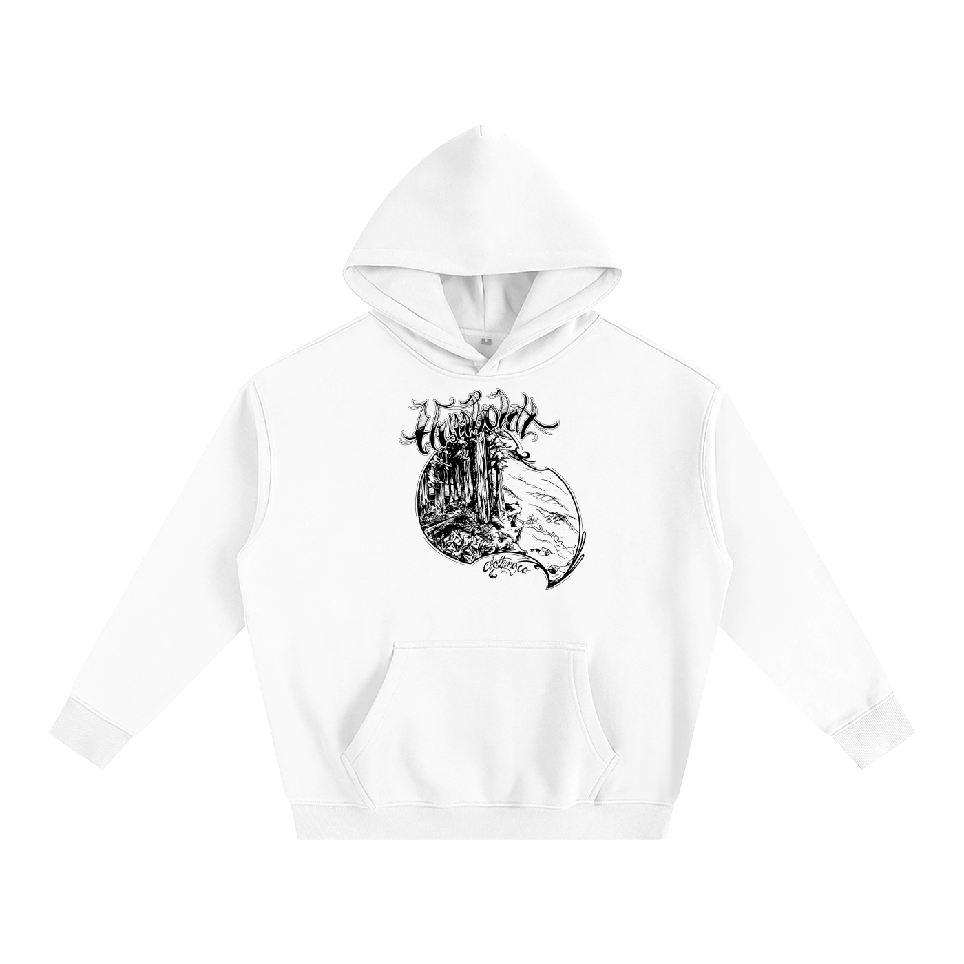 Inked Paradise Oversize Fleeced Hoodie-CUSTOM ORDER