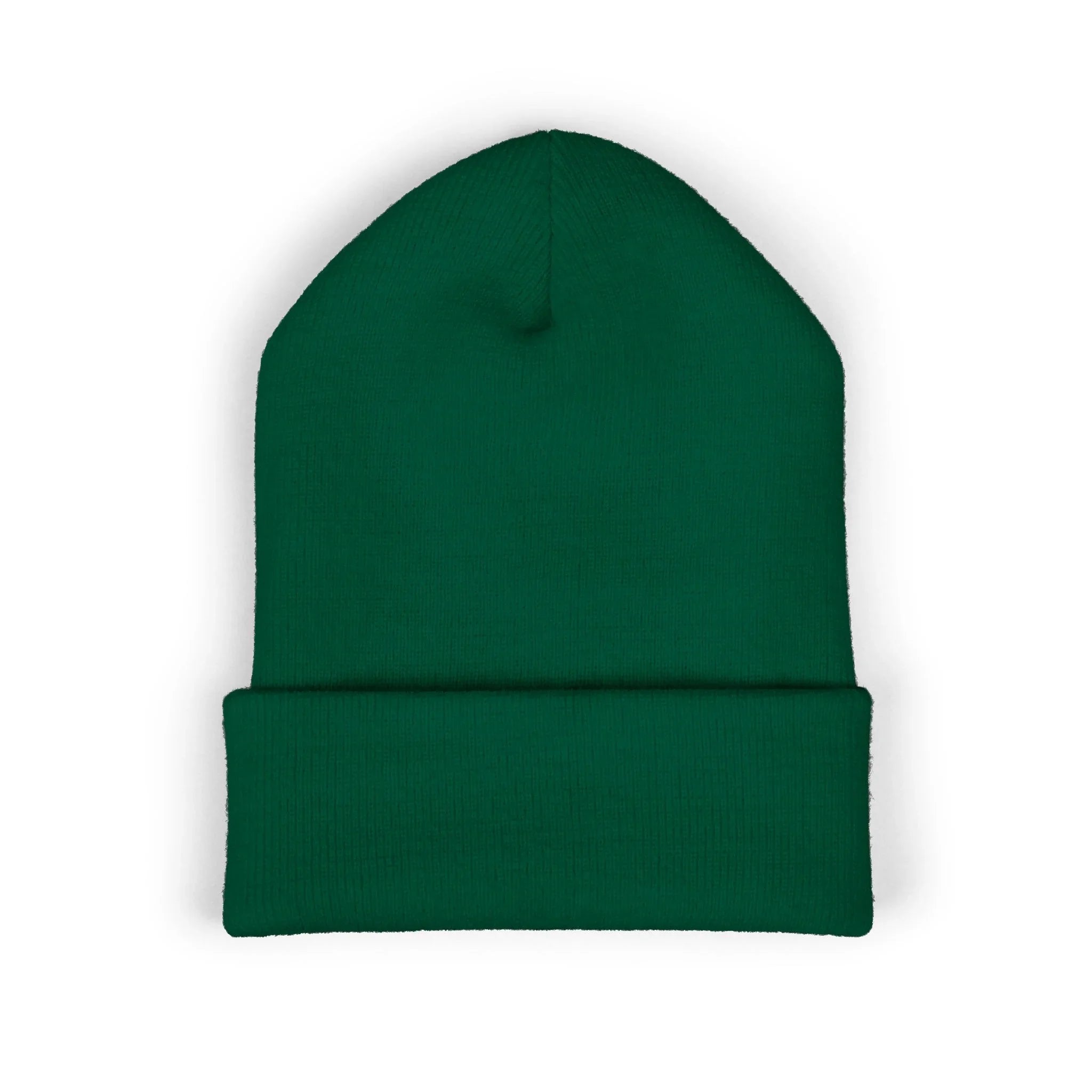 Treelogo Outline Embroidered Foldup Beanie-CUSTOM ORDER