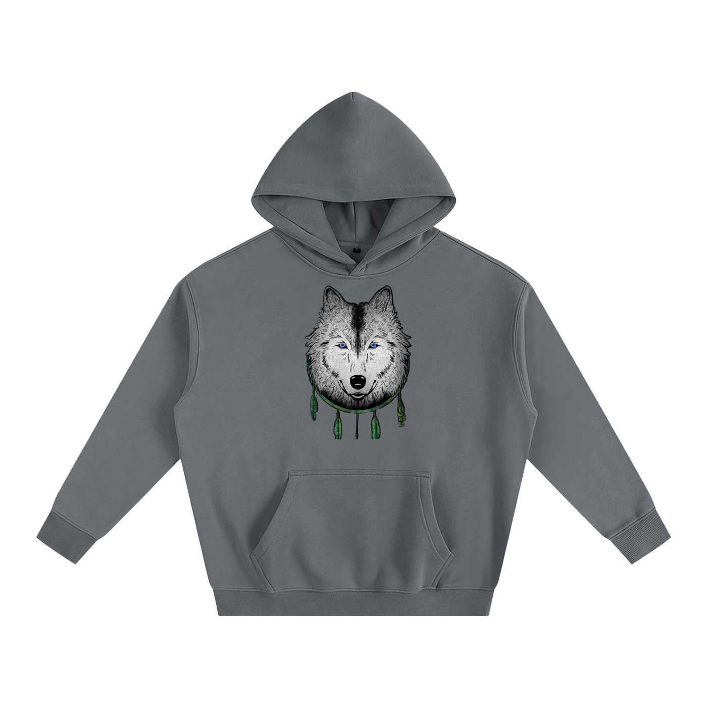 White Wolf Pullover Hoodie